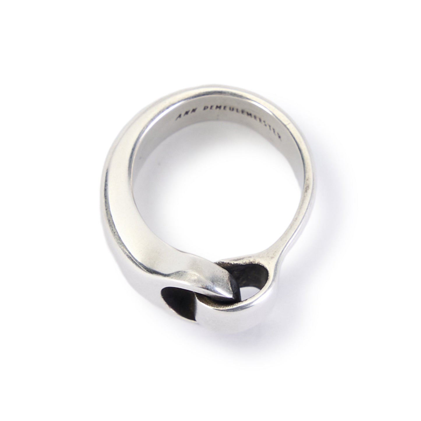 UNE LINK RING / 080:ANTIQUE SILVER