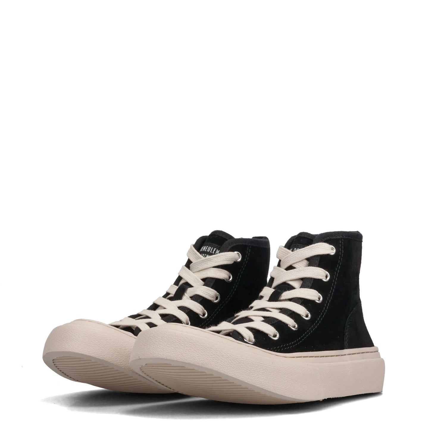 W SARIN VULCANIZED MID-TOP SNEAKERS / D0094:BLACK/CHALK