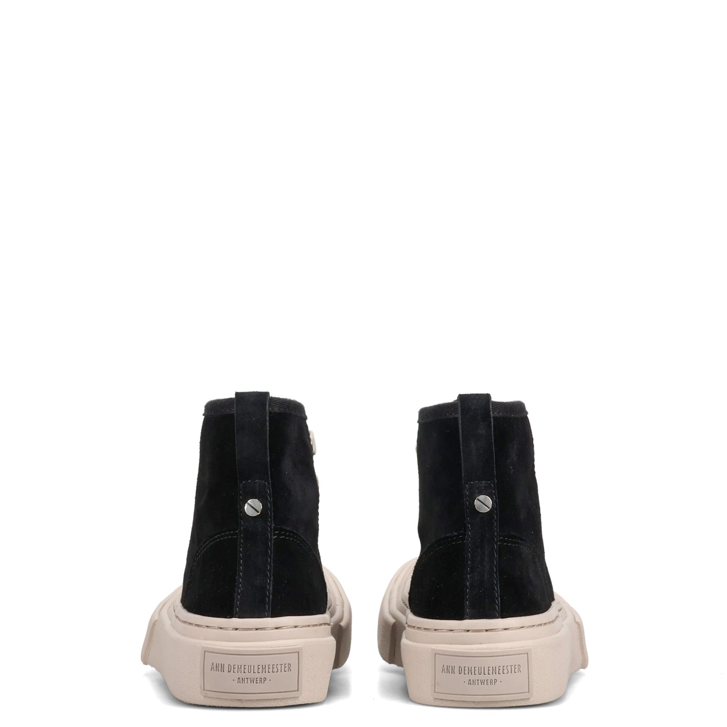 W SARIN VULCANIZED MID-TOP SNEAKERS / D0094:BLACK/CHALK