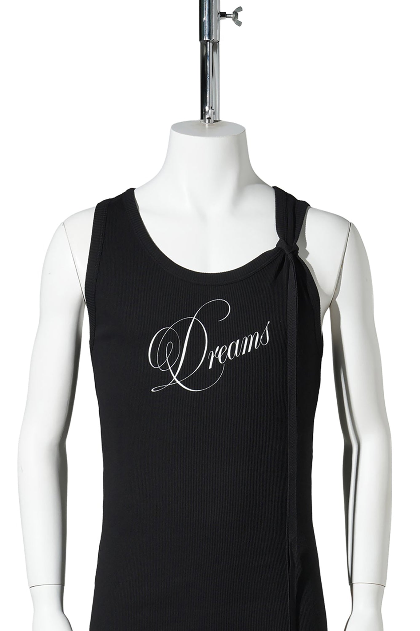 SEVA STANDARD TANK TOP WITH "DREAMS" PRINT / 099:BLACK