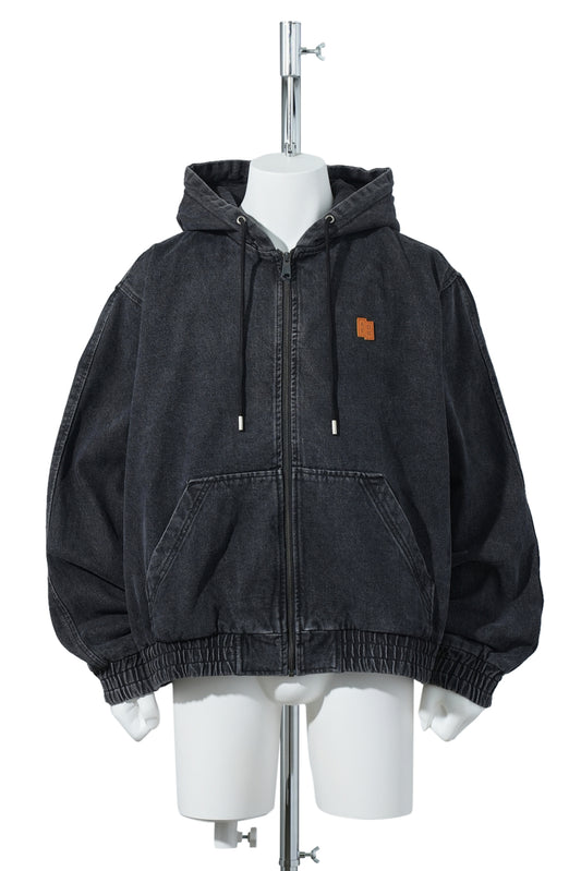 SV TAG HOODED WORK JACKET 01 / BLACK