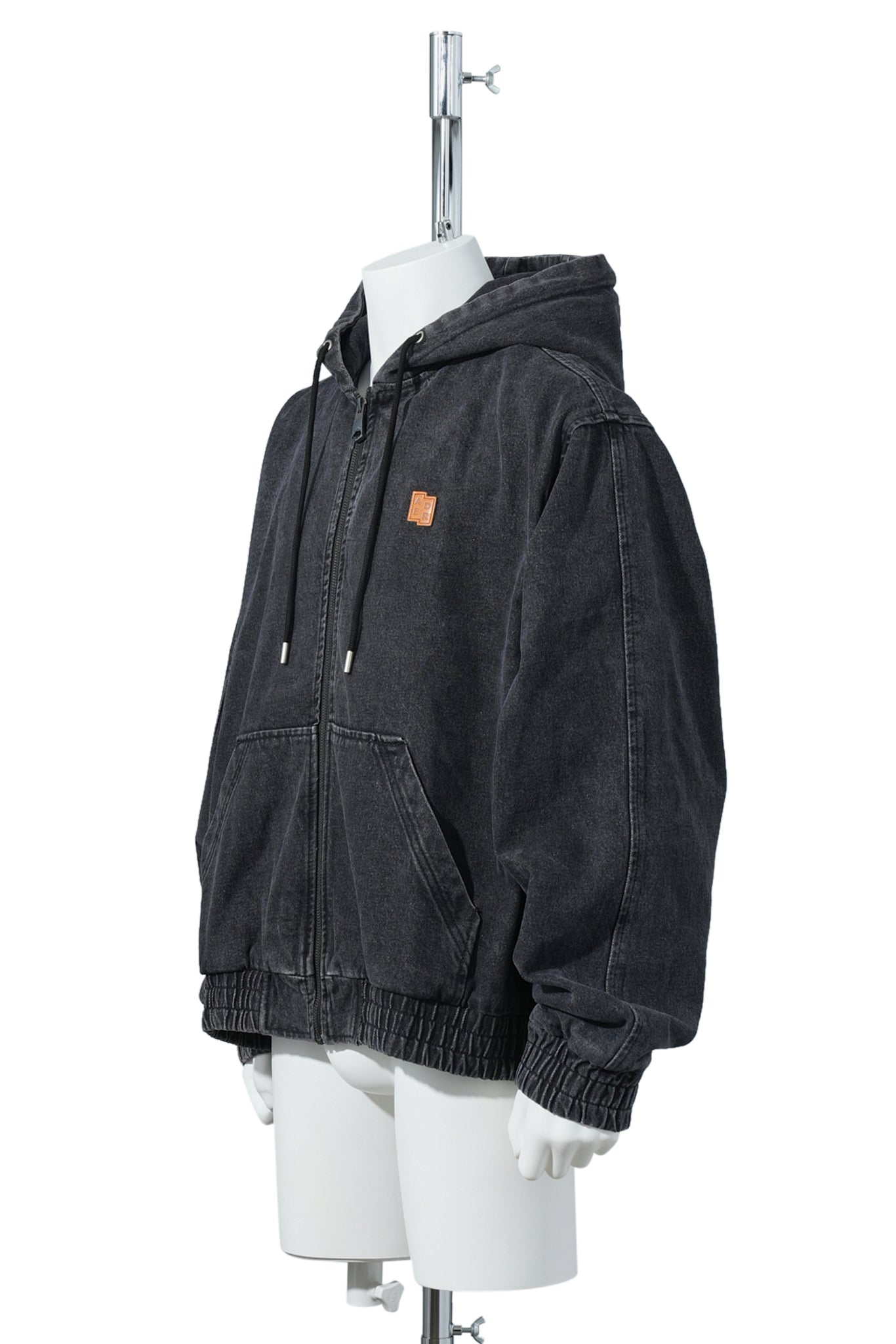 SV TAG HOODED WORK JACKET 01 / BLACK