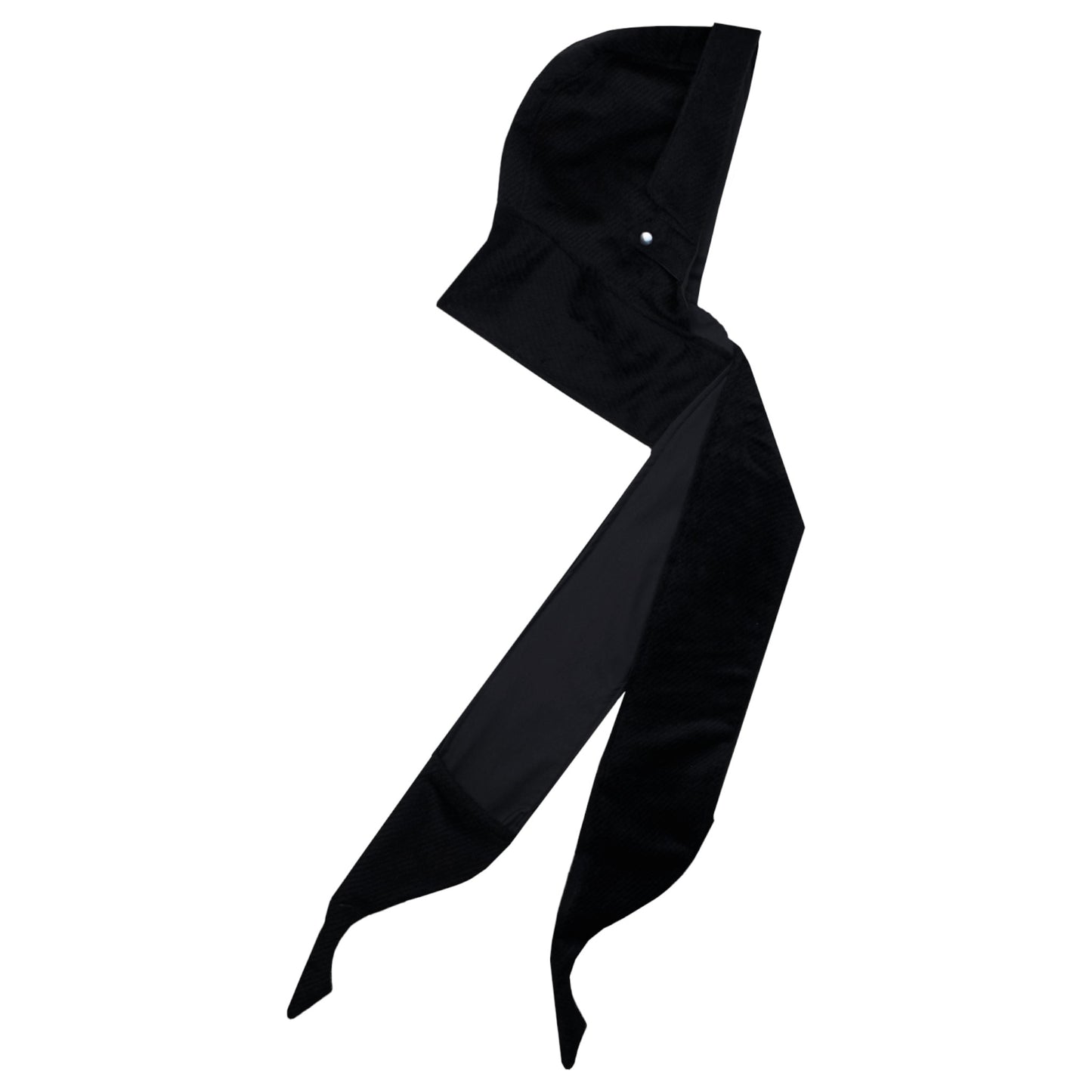 REVERSIBLE HOODED MUFFLER / BLACK