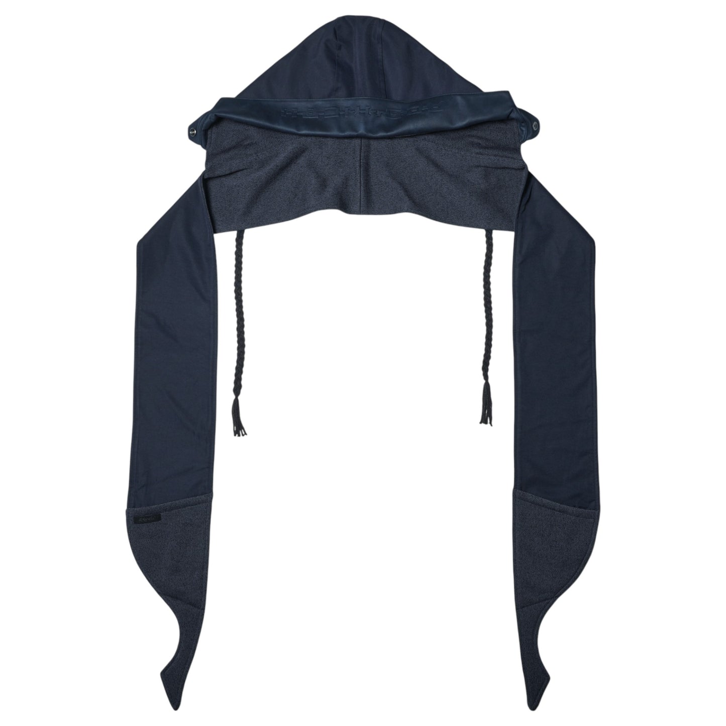 REVERSIBLE HOODED MUFFLER / NAVY