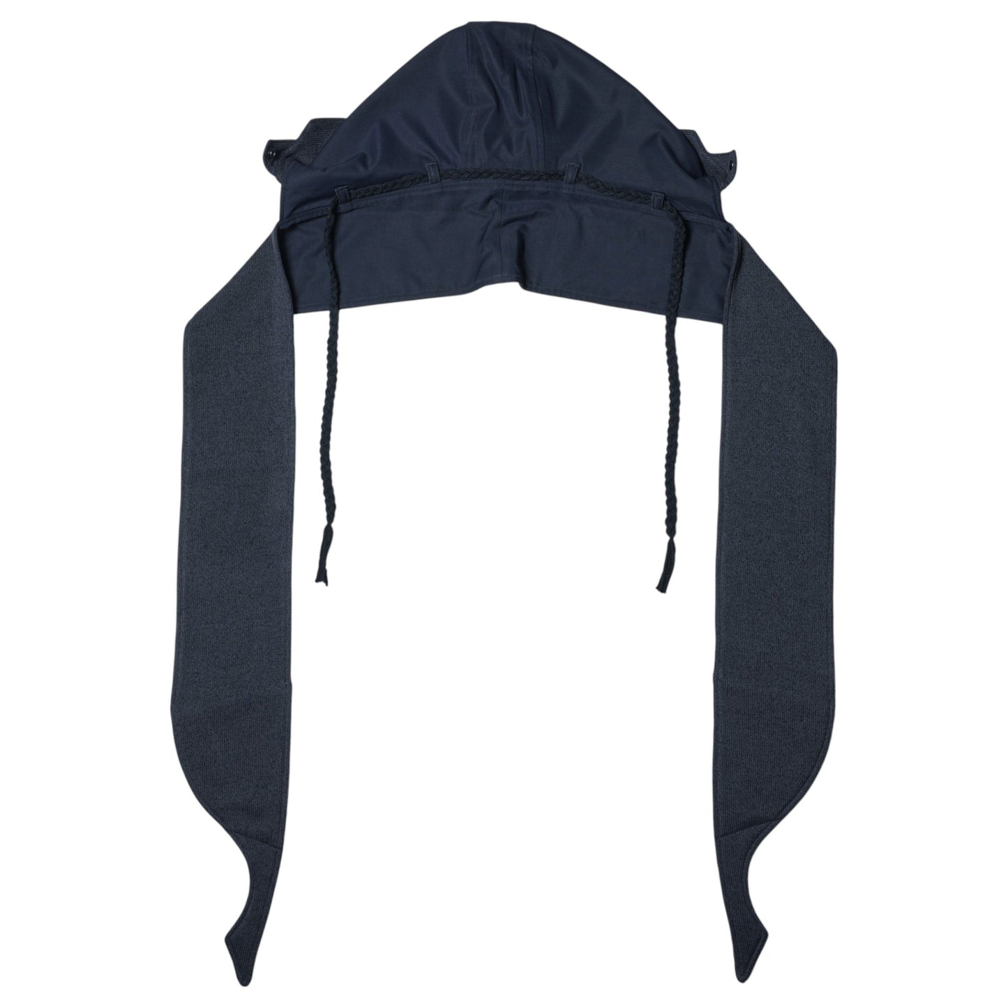 REVERSIBLE HOODED MUFFLER / NAVY