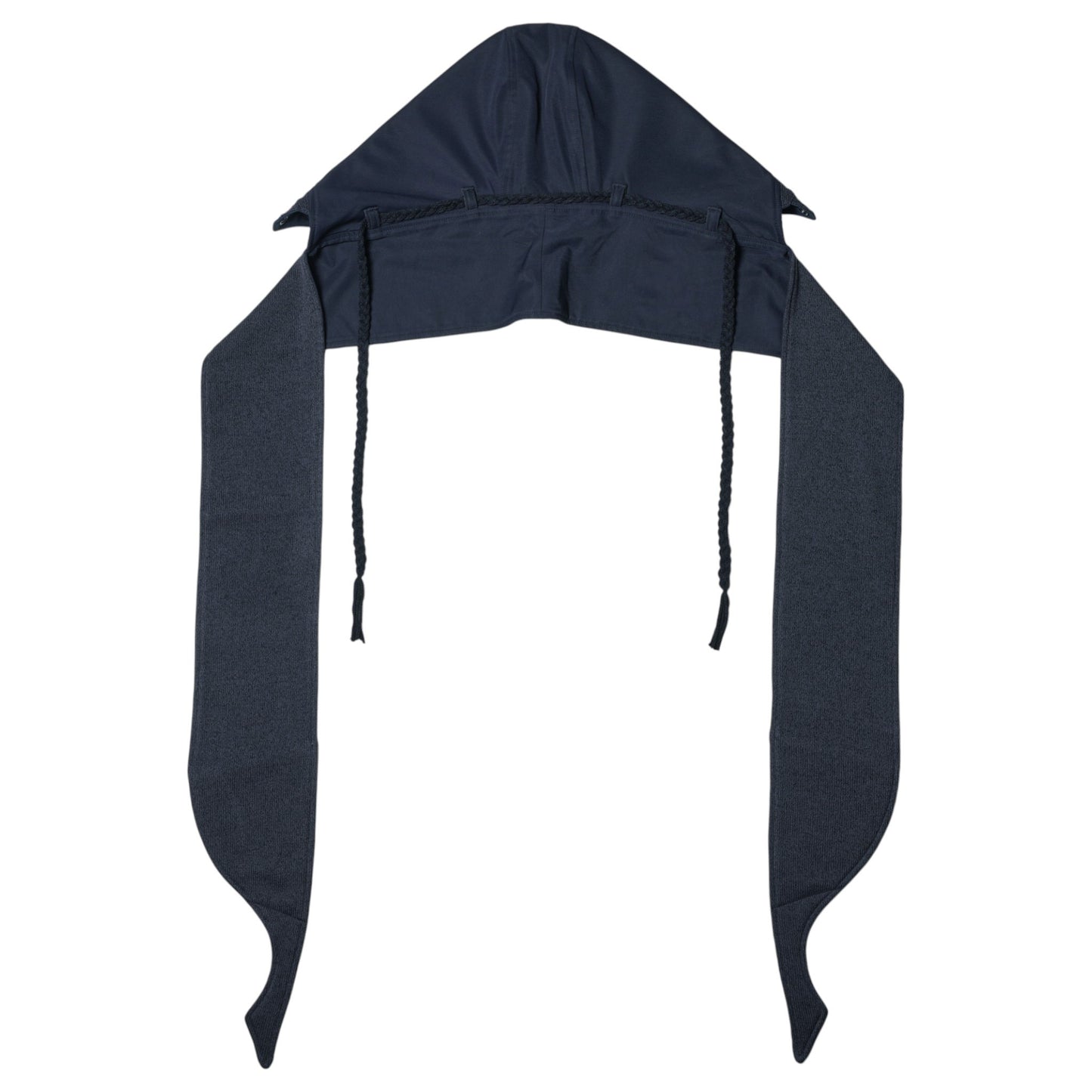 REVERSIBLE HOODED MUFFLER / NAVY