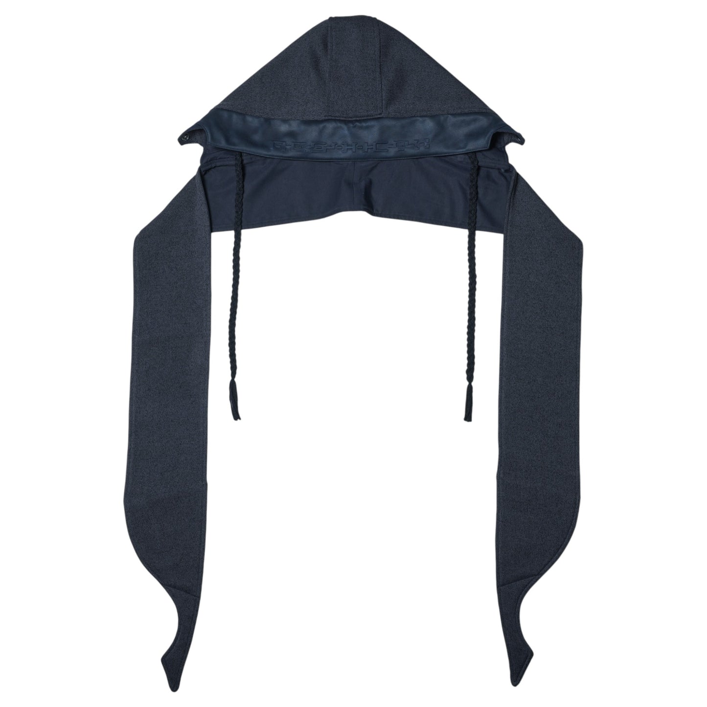 REVERSIBLE HOODED MUFFLER / NAVY