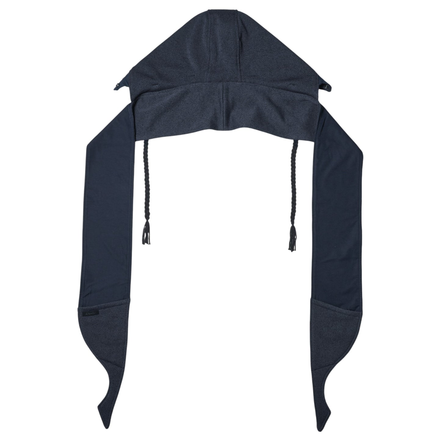 REVERSIBLE HOODED MUFFLER / NAVY