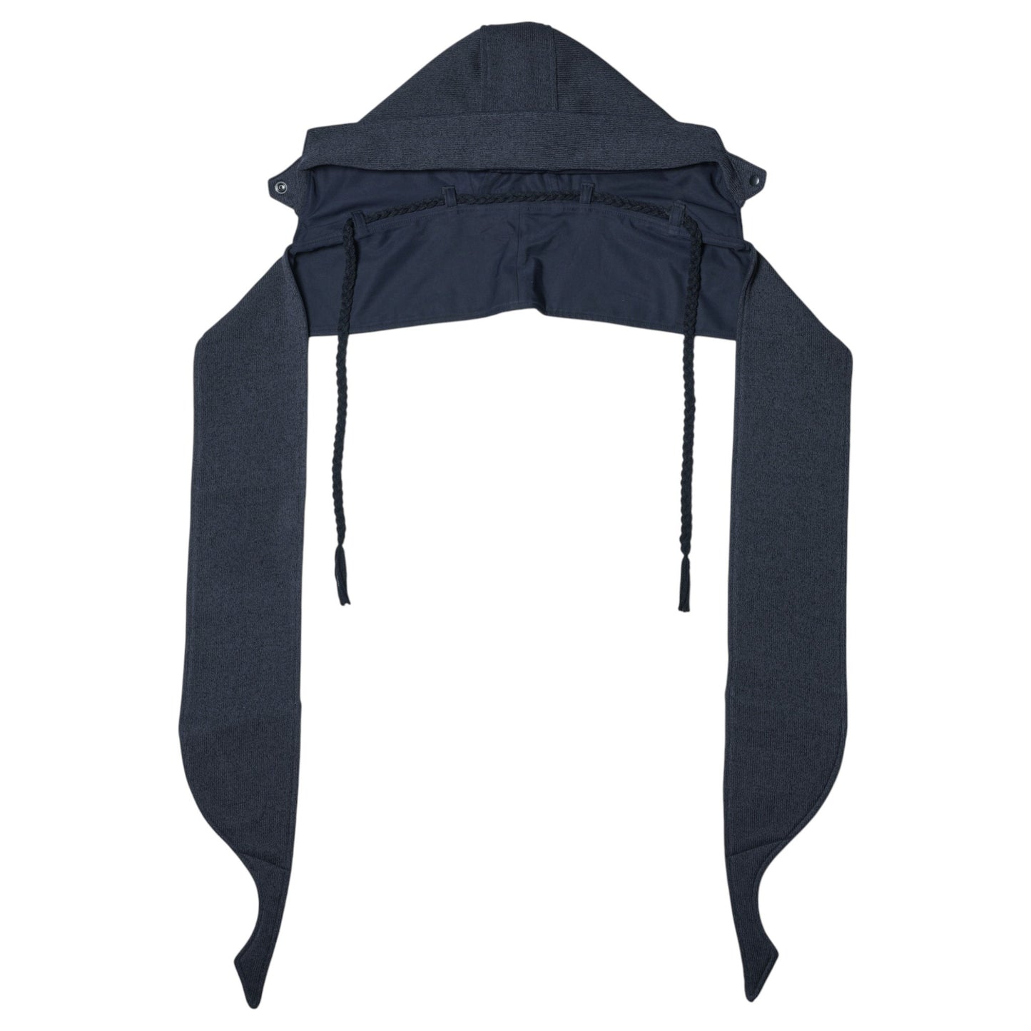 REVERSIBLE HOODED MUFFLER / NAVY