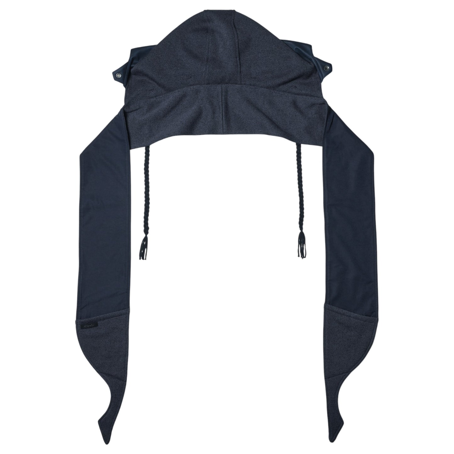 REVERSIBLE HOODED MUFFLER / NAVY