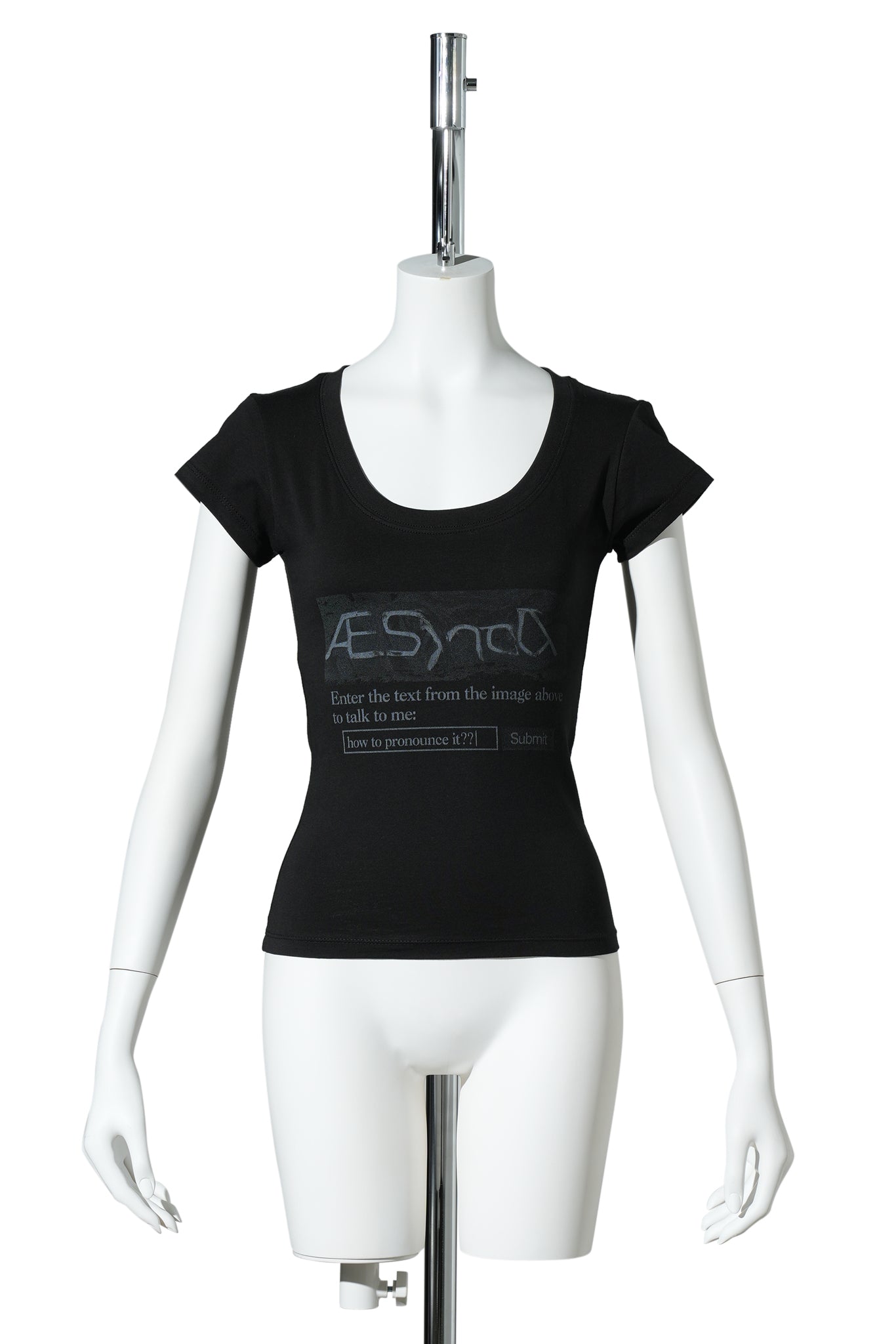 HOW TO PRONOUNCE IT? BABY T-SHIRT / BLACK