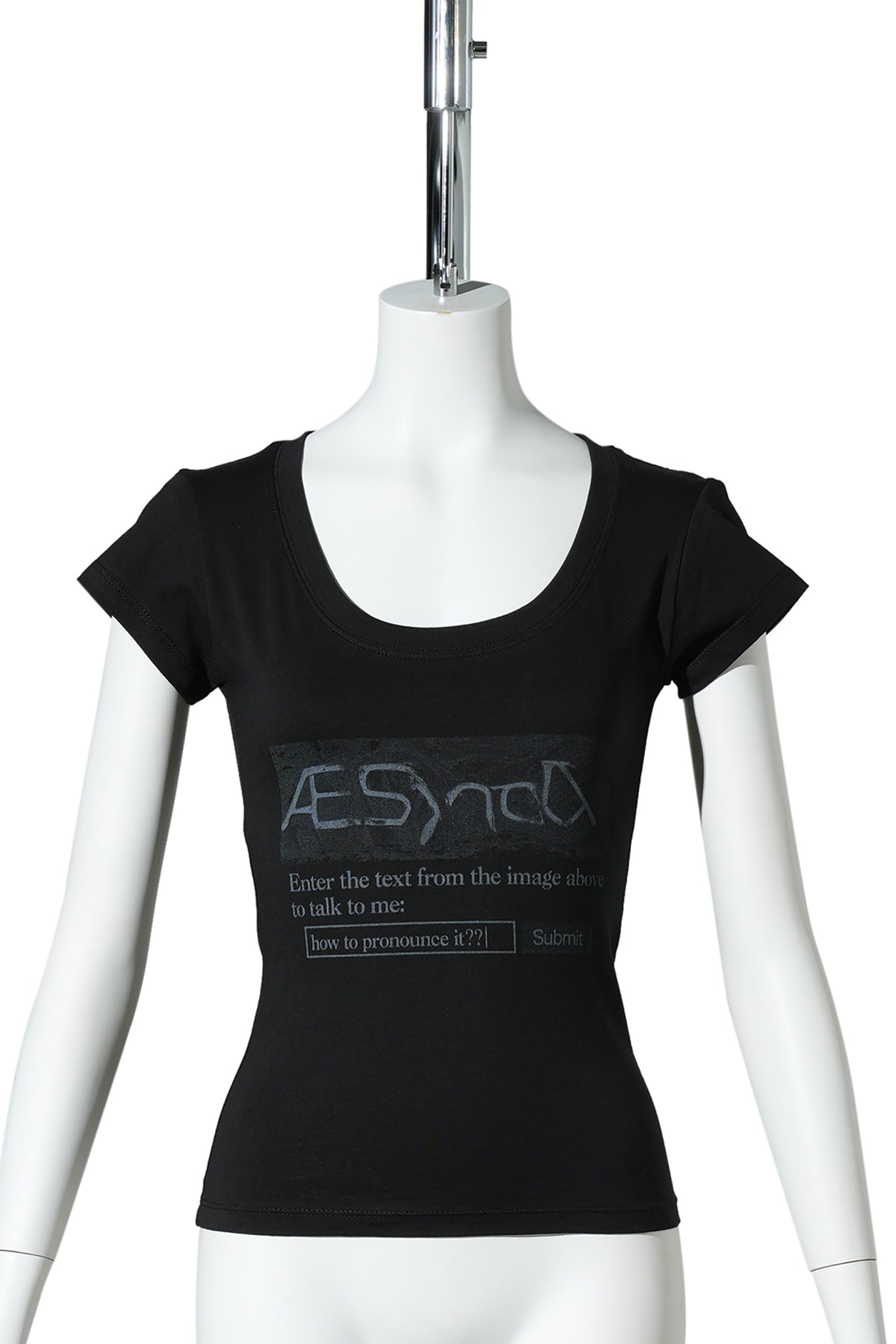 HOW TO PRONOUNCE IT? BABY T-SHIRT / BLACK