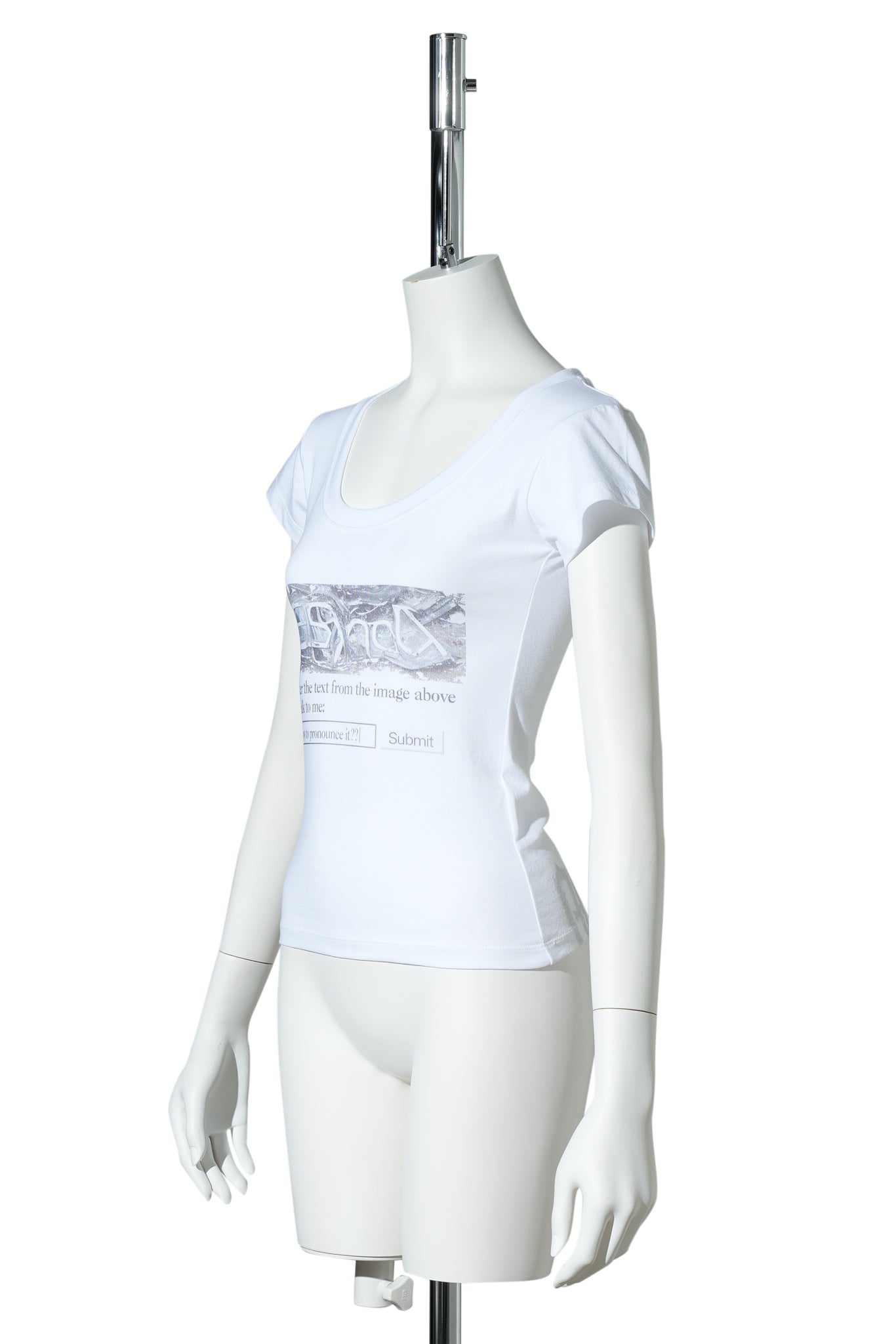 HOW TO PRONOUNCE IT? BABY T-SHIRT / WHITE