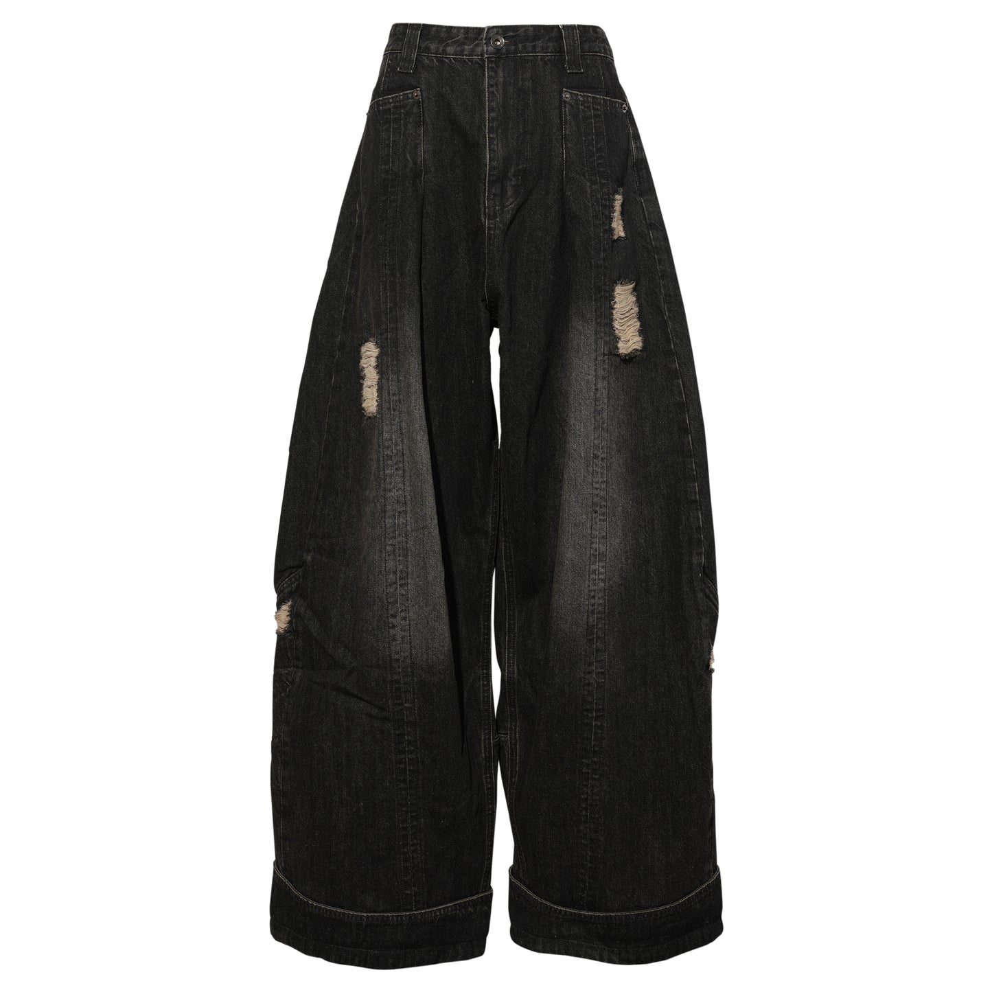 WIDE PANTS / SAND CHARCOAL