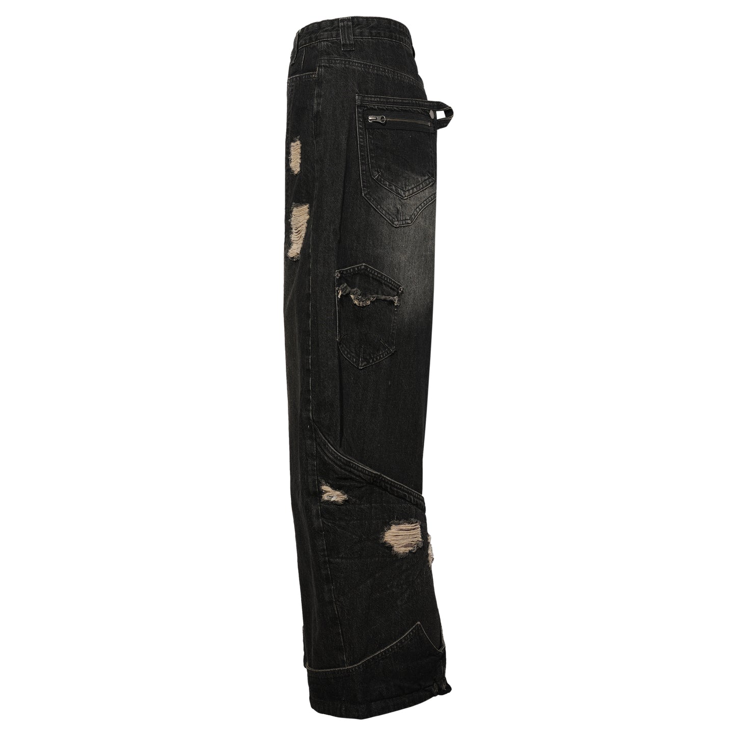 WIDE PANTS / SAND CHARCOAL