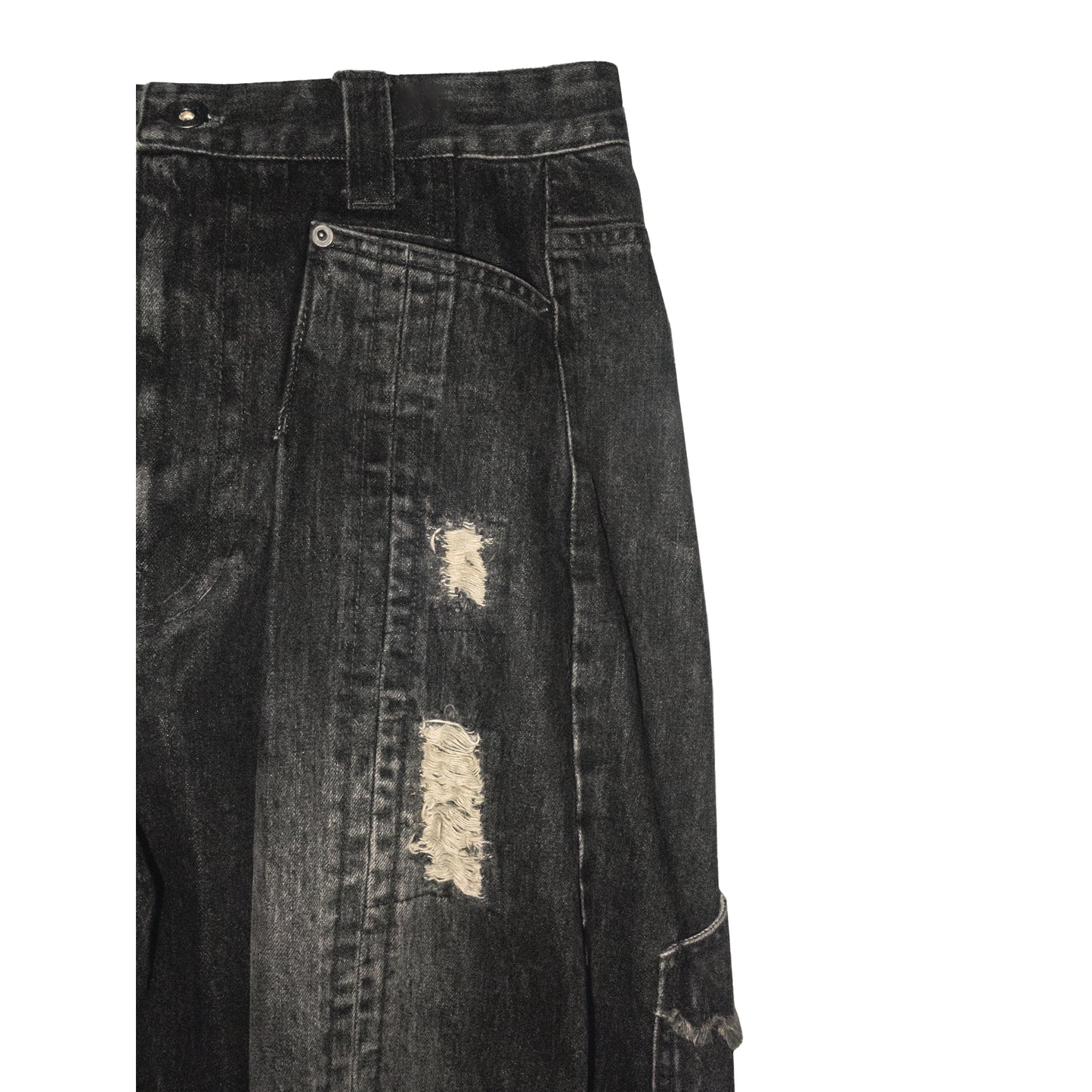 WIDE PANTS / SAND CHARCOAL