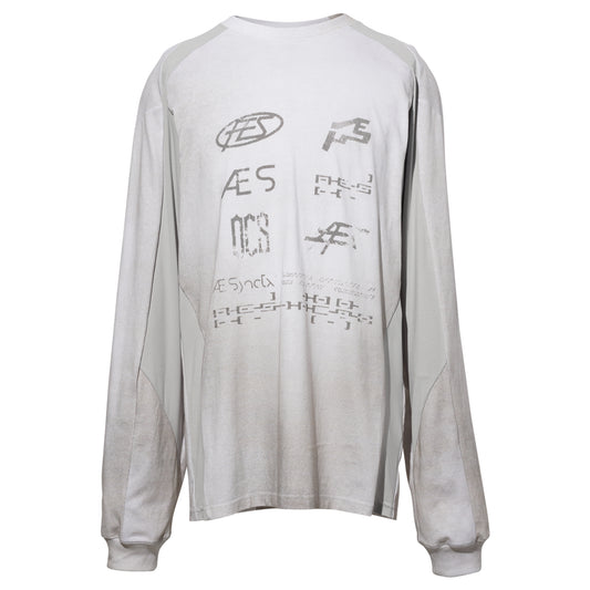 FADED LONG SLEEVE / IVORY