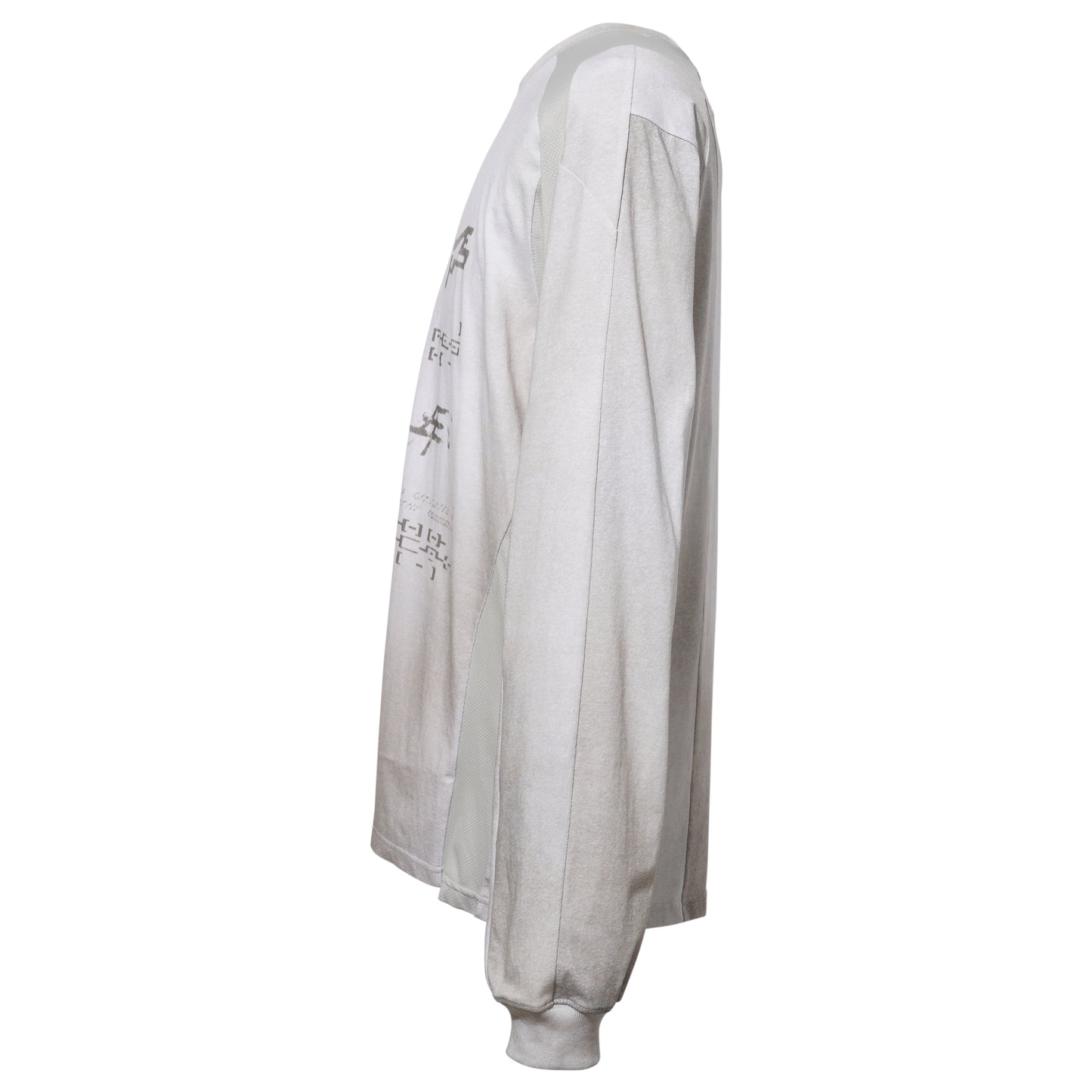 FADED LONG SLEEVE / IVORY