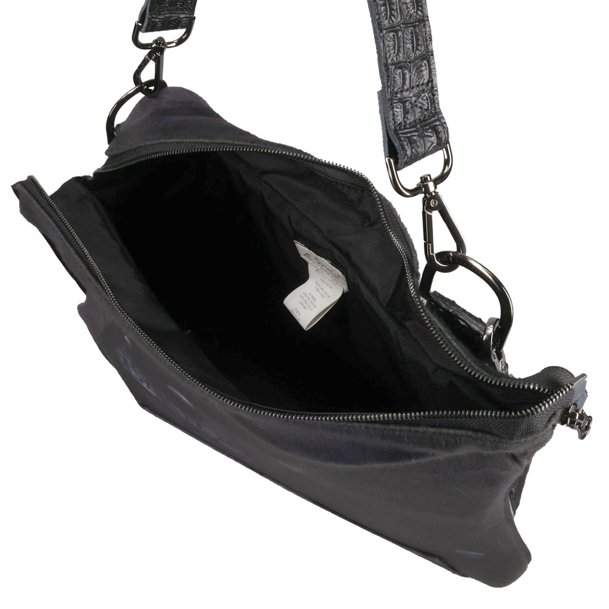 CRASHED CAR BAG / BLACK