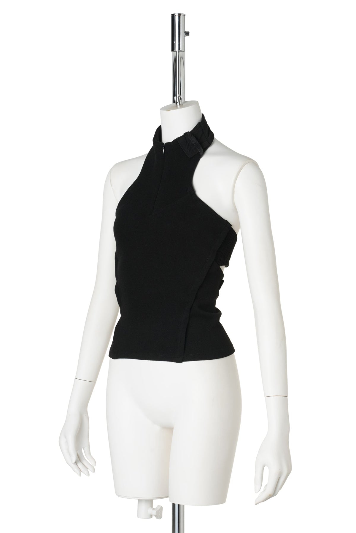 2WAY HALTER SLEEVELESS (WM) / BLACK