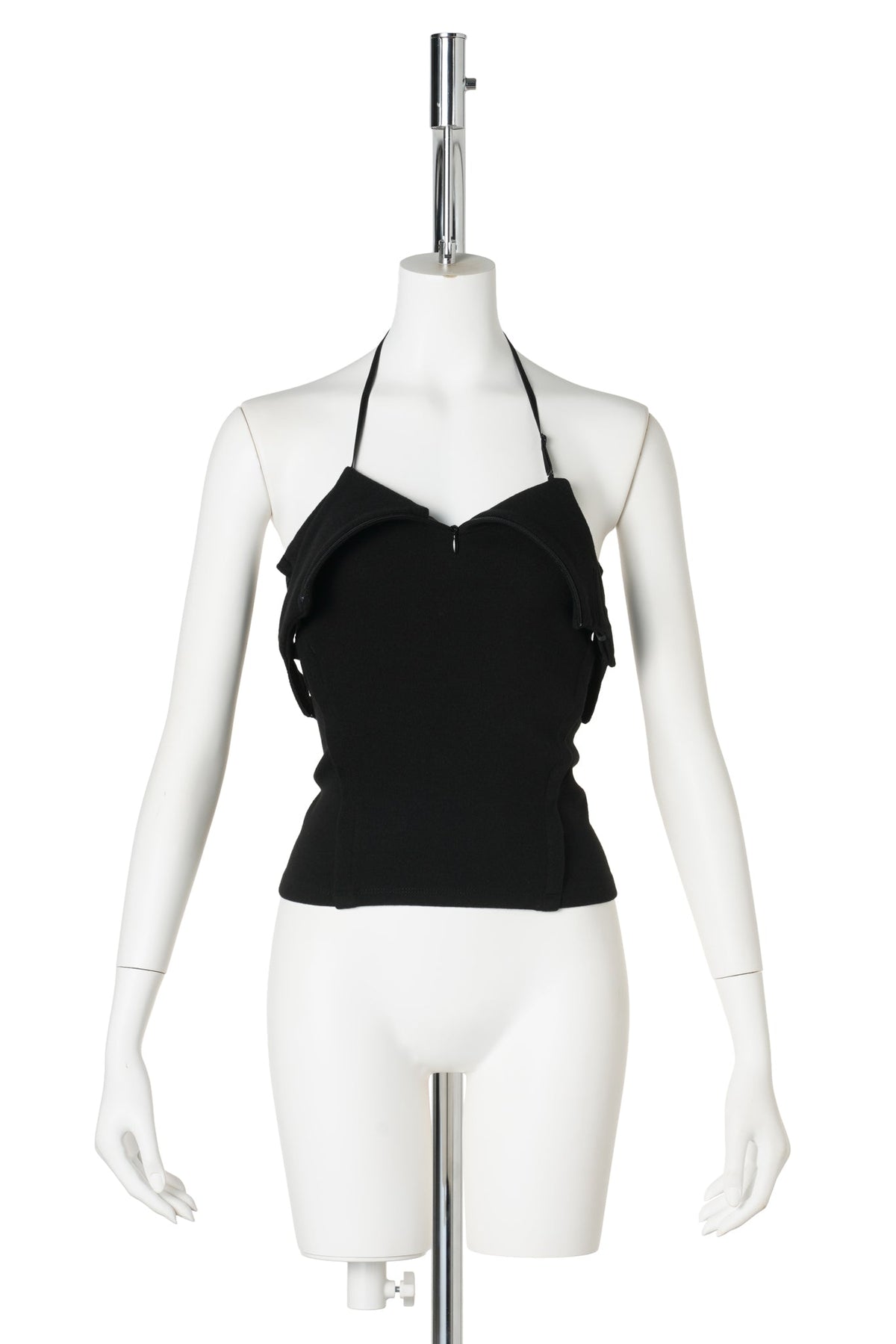 2WAY HALTER SLEEVELESS (WM) / BLACK