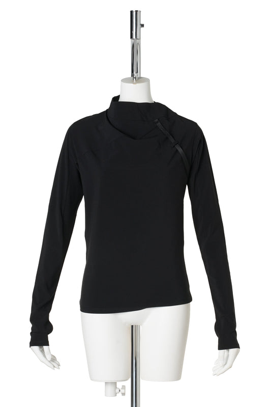 ADJUSTABLE NECK TOP (WM) / BLACK