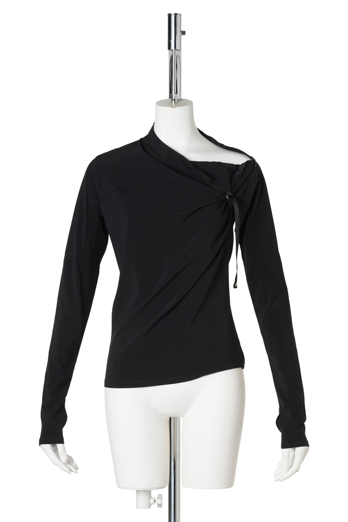 ADJUSTABLE NECK TOP (WM) / BLACK