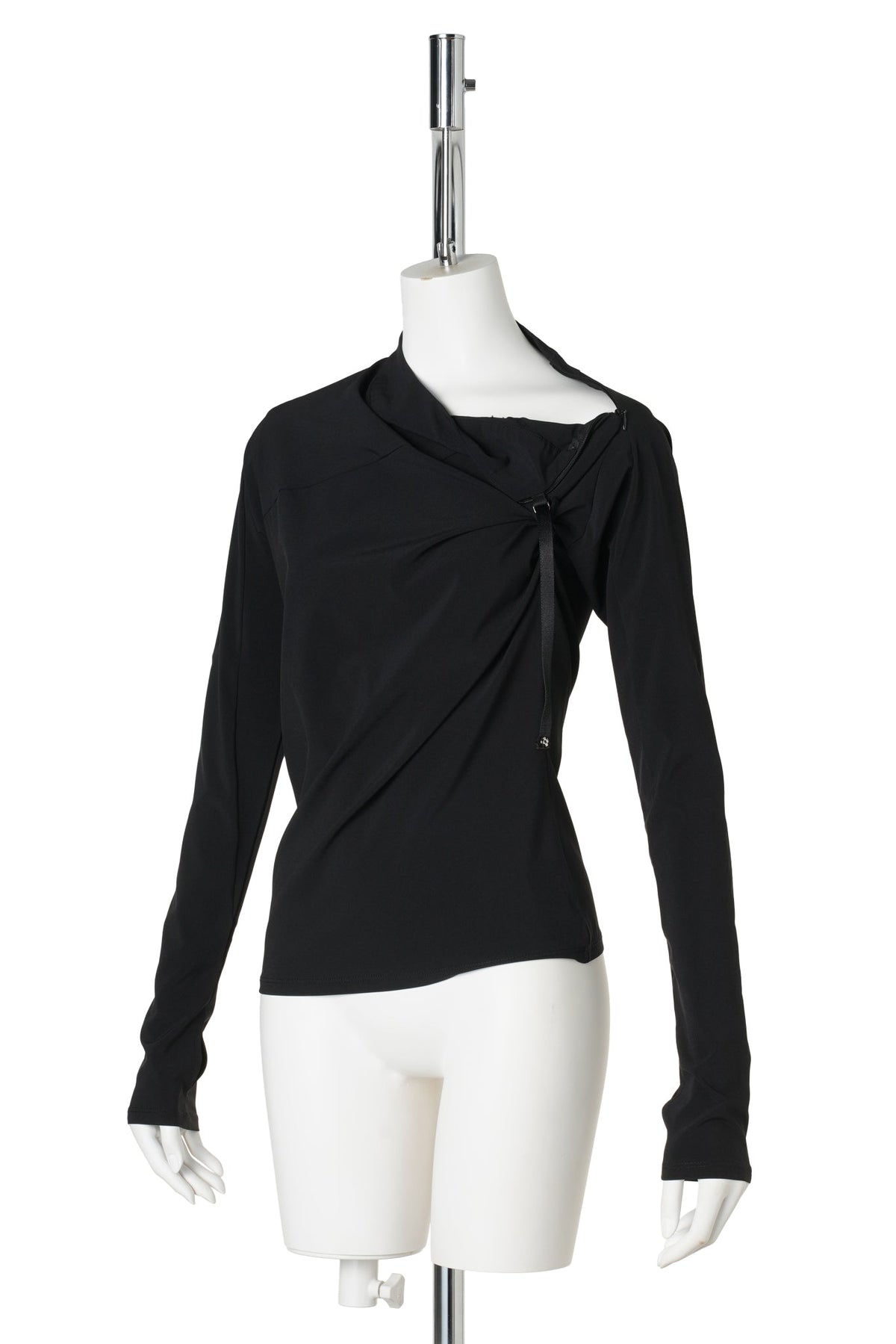 ADJUSTABLE NECK TOP (WM) / BLACK