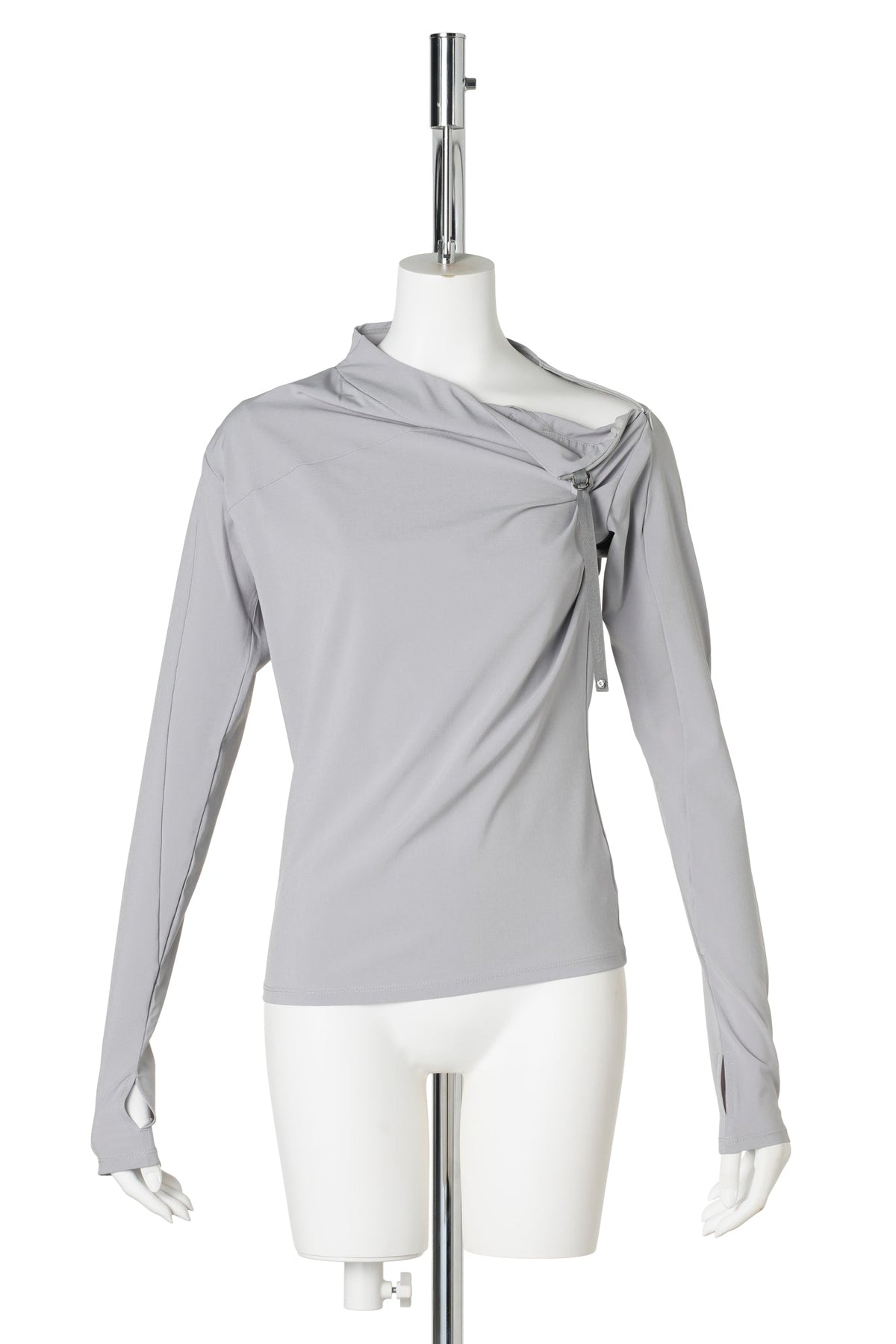 ADJUSTABLE NECK TOP (WM) / LIGHT GREY