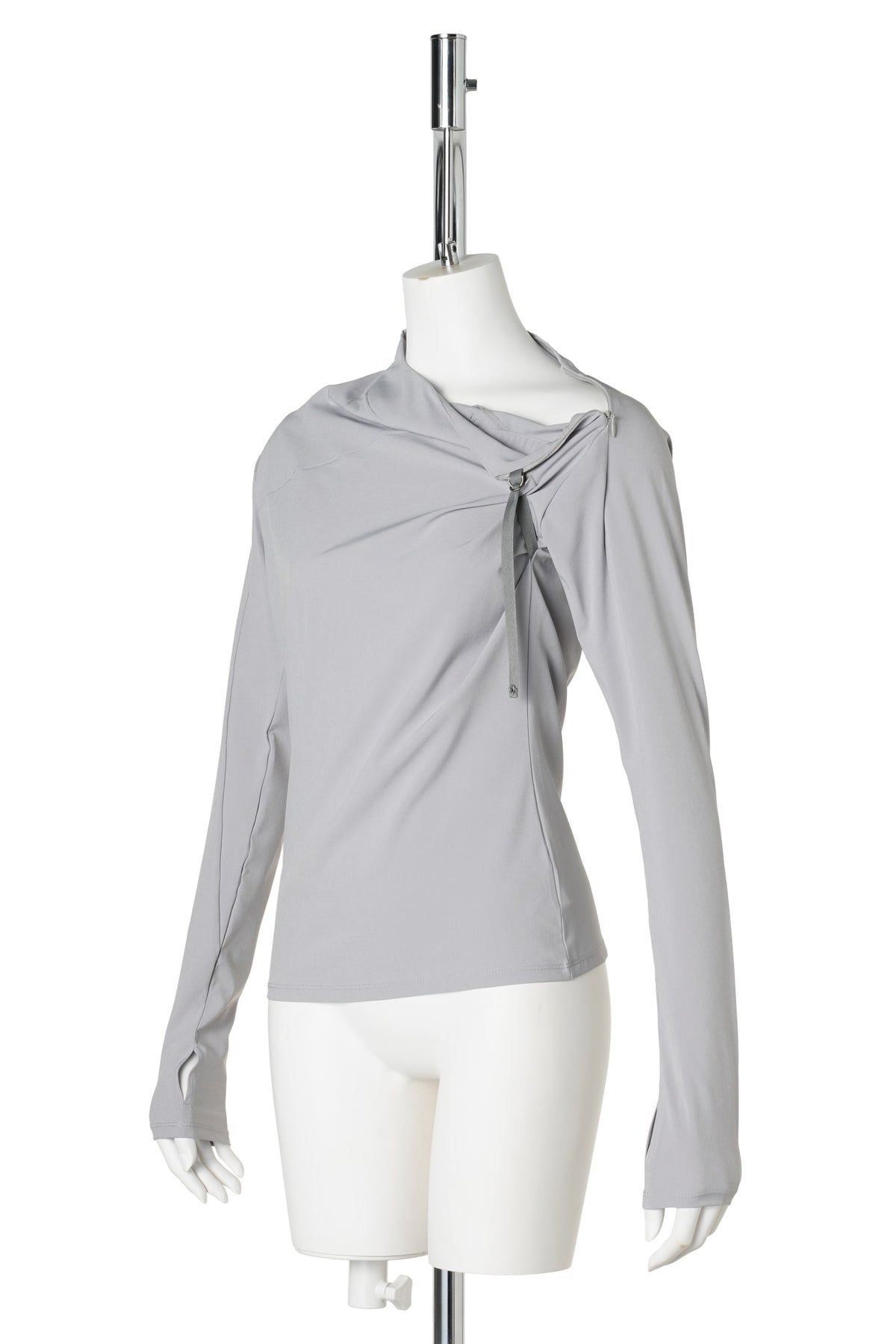 ADJUSTABLE NECK TOP (WM) / LIGHT GREY