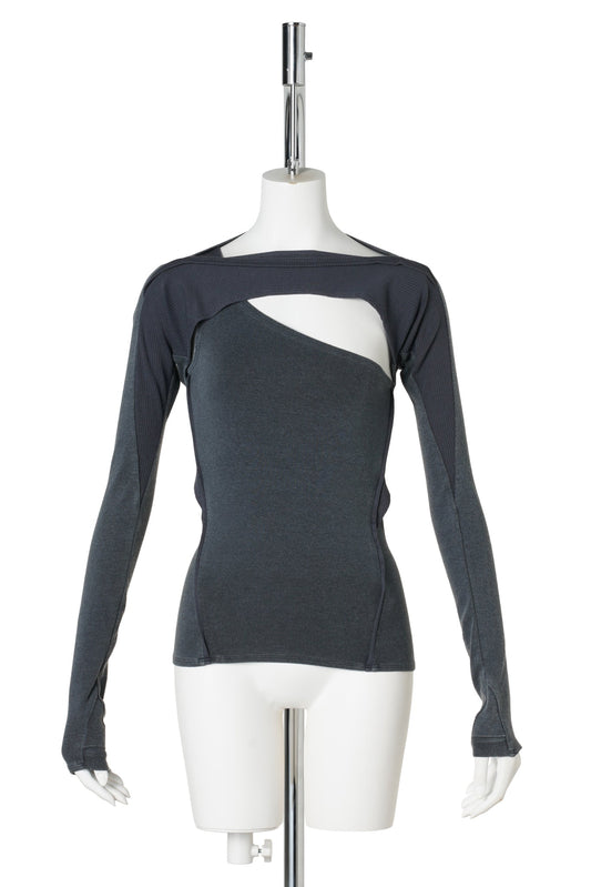 LAYERED TOP (WM) / ASH BLUE