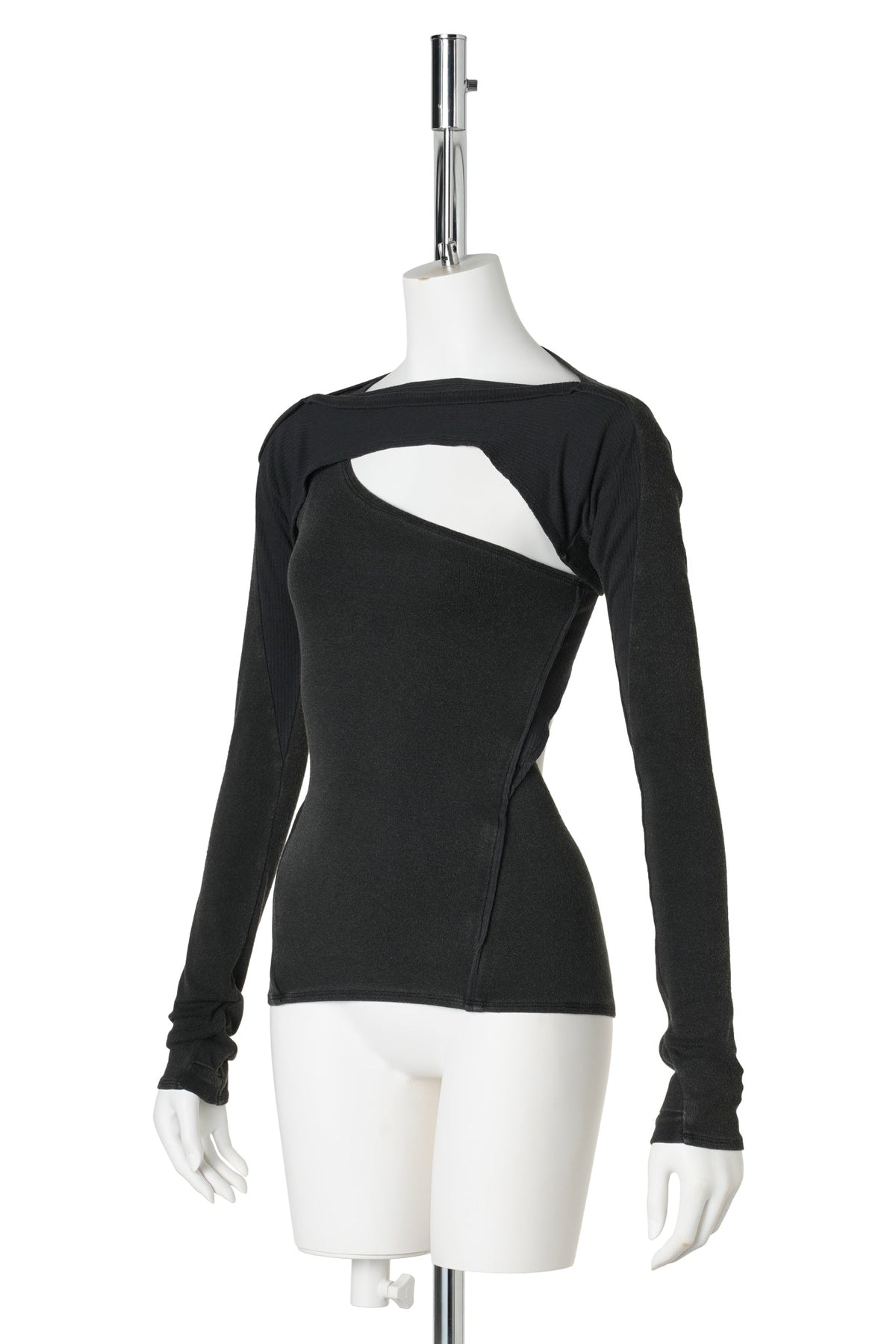LAYERED TOP (WM) / BLACK