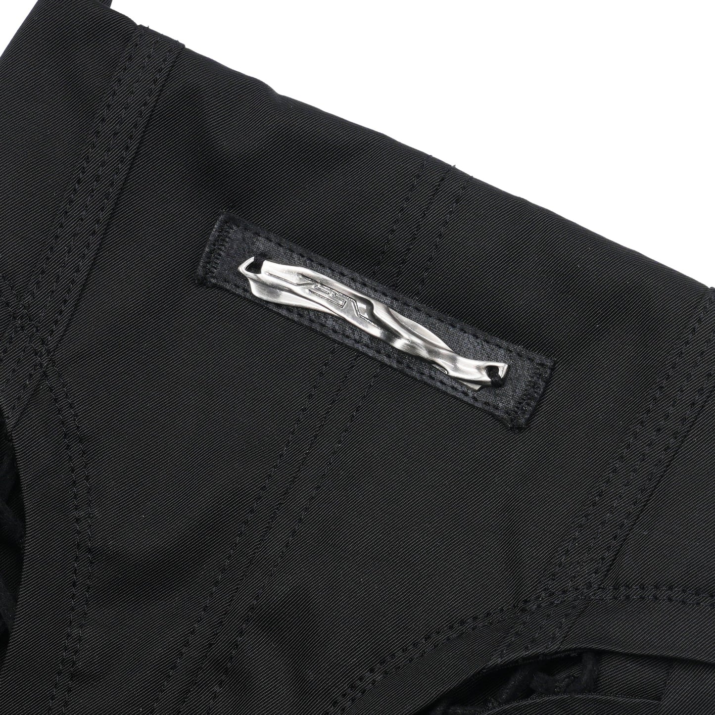 LACED CROSS BAG / BLACK