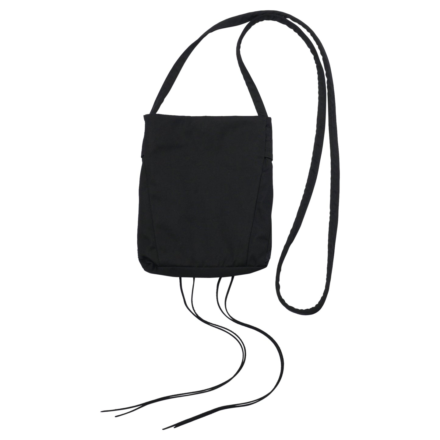 LACED CROSS BAG / BLACK