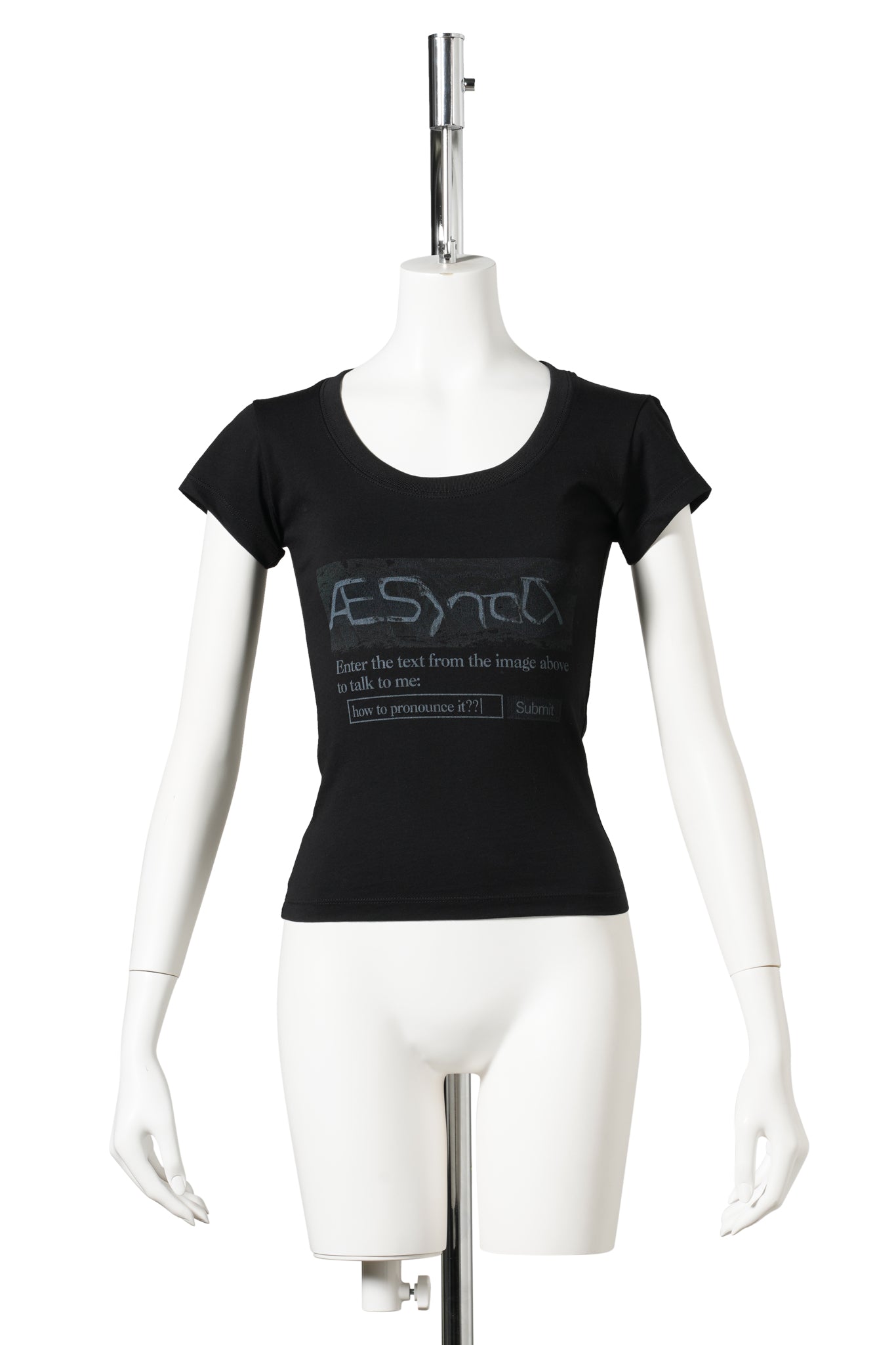 HOW TO PRONOUNCE IT? BABY T-SHIRT / BLACK