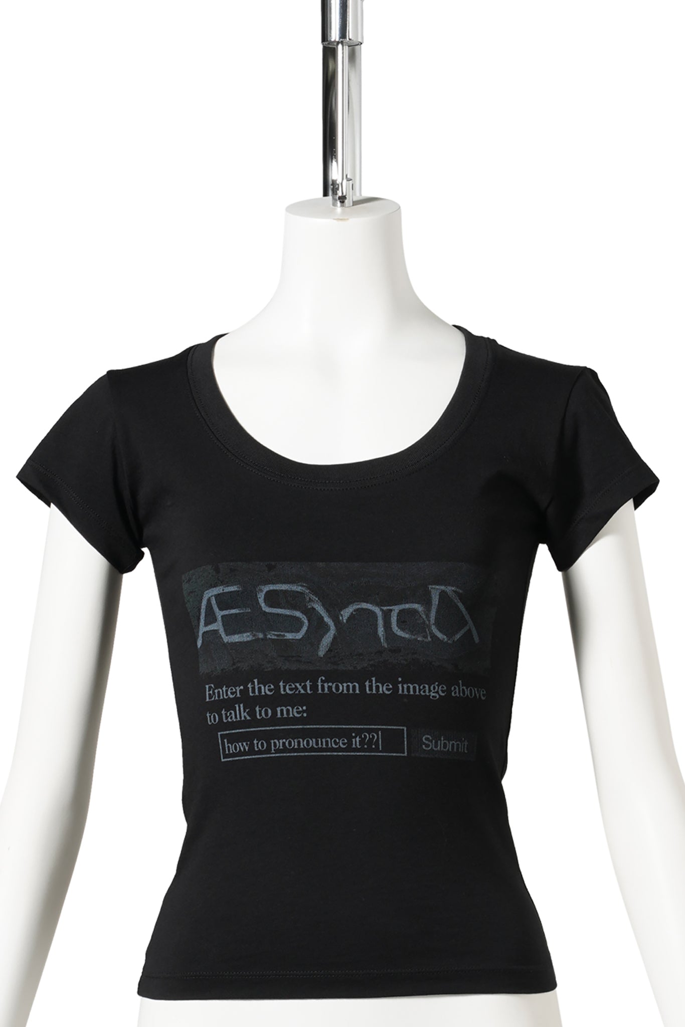 HOW TO PRONOUNCE IT? BABY T-SHIRT / BLACK