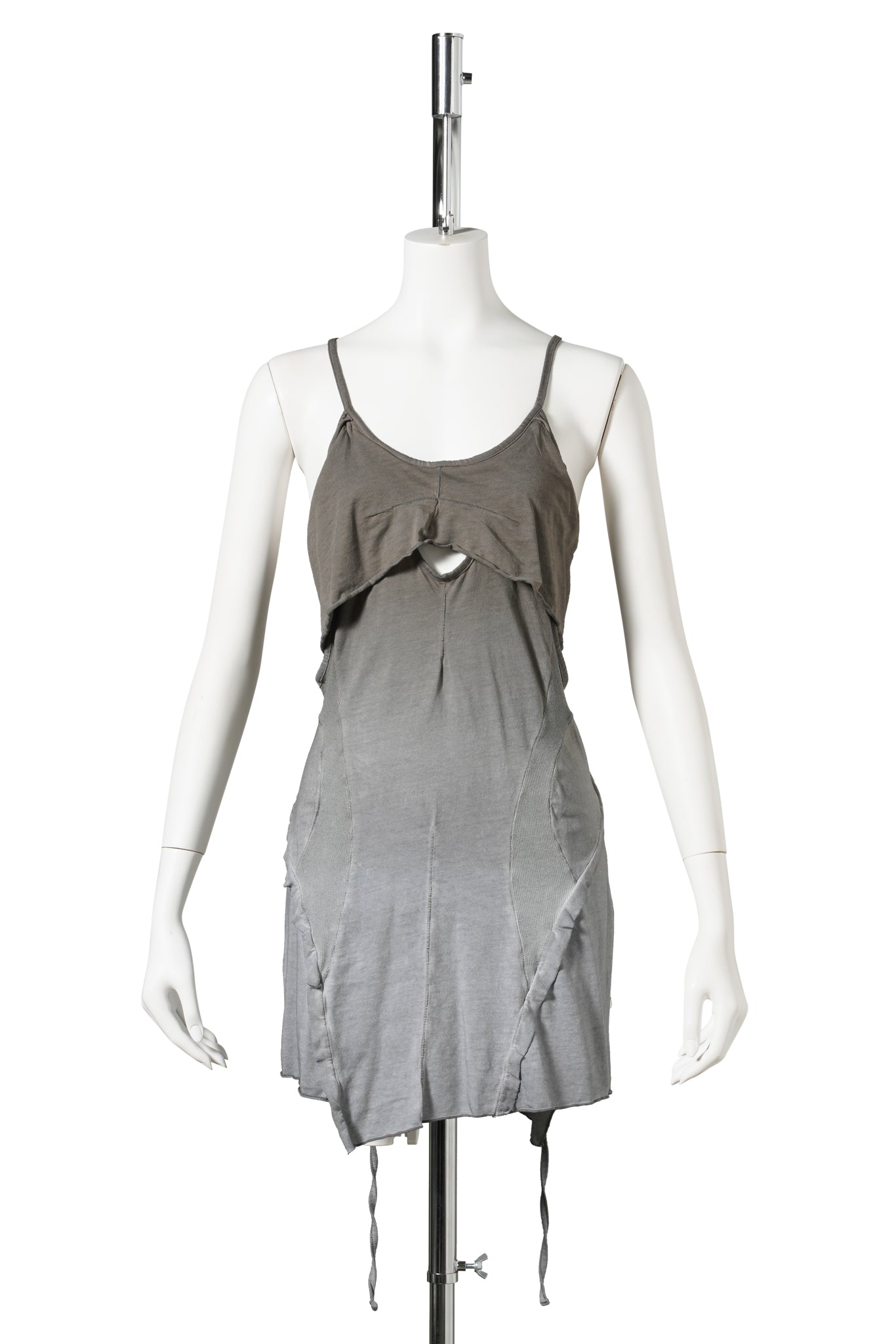 HALTER MINI DRESS / BLENDED GREY