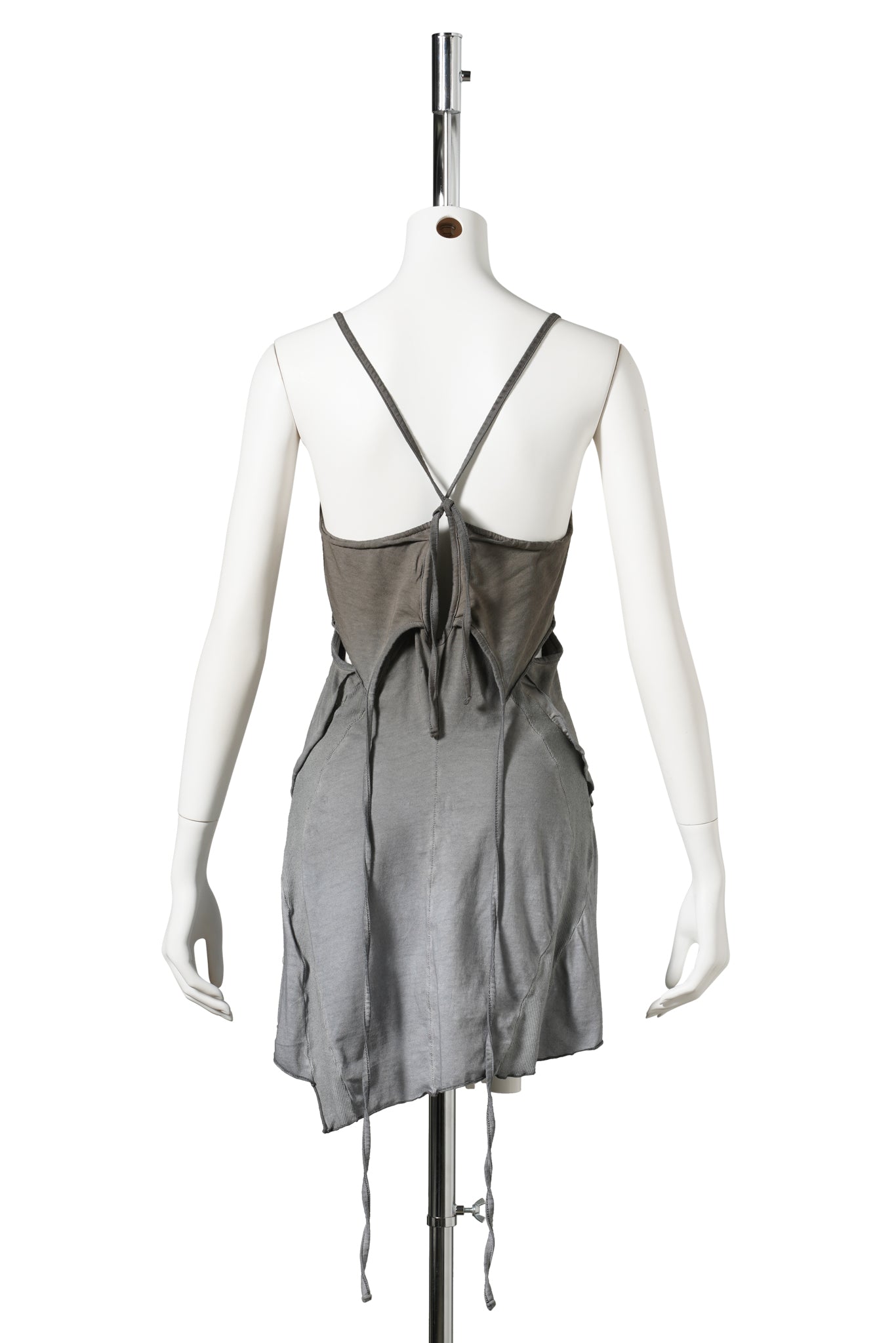 HALTER MINI DRESS / BLENDED GREY