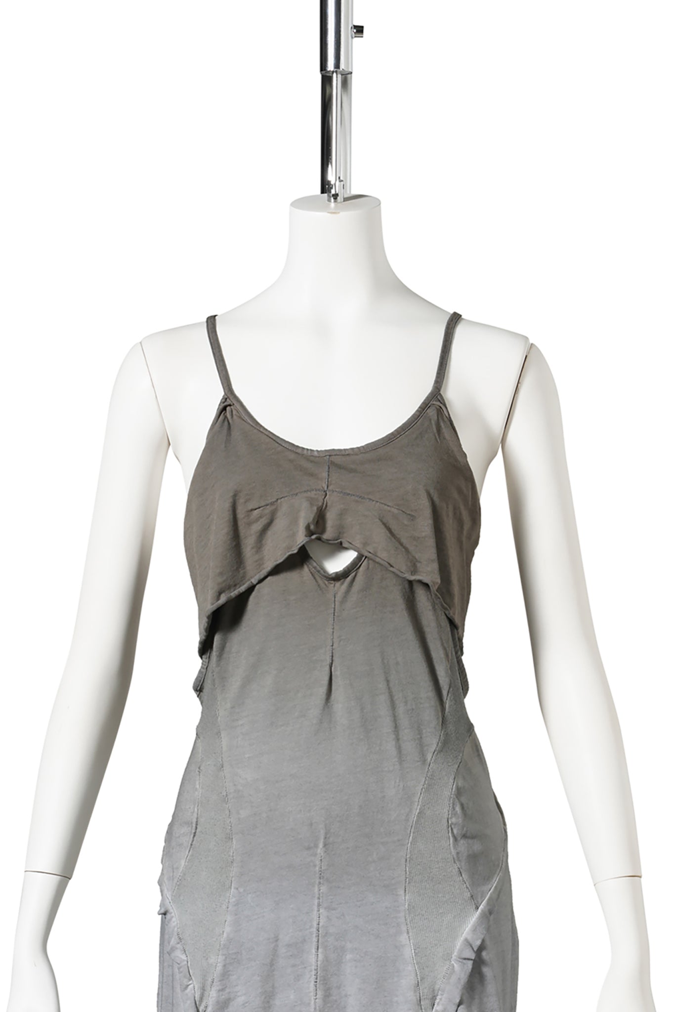 HALTER MINI DRESS / BLENDED GREY