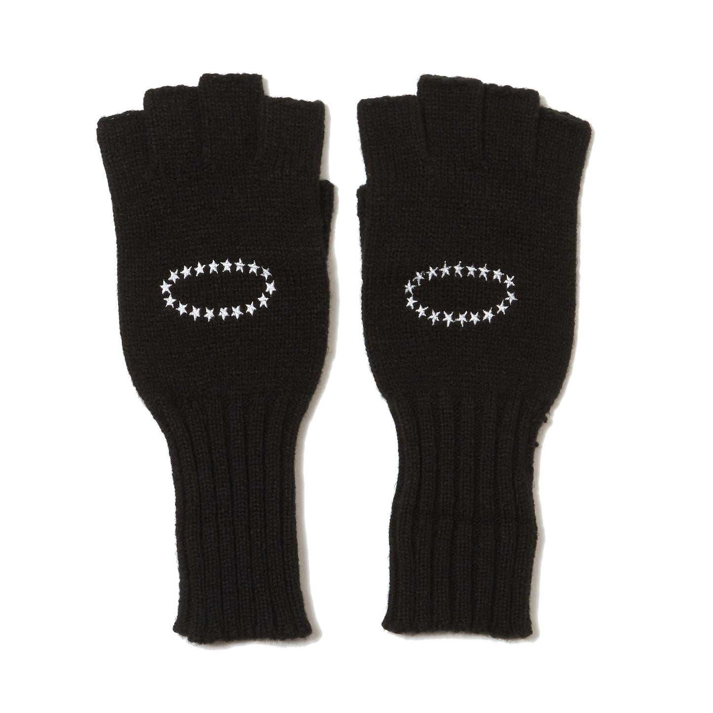 STAR FINGERLESS GLOVE / BLACK