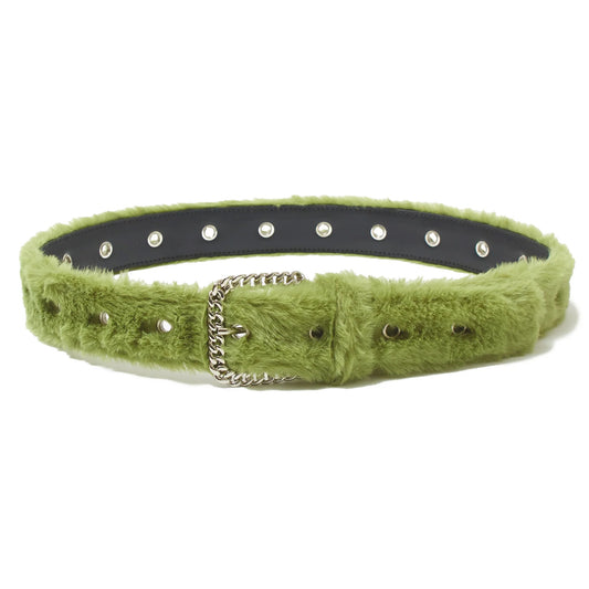 FUR BELT / GREEN