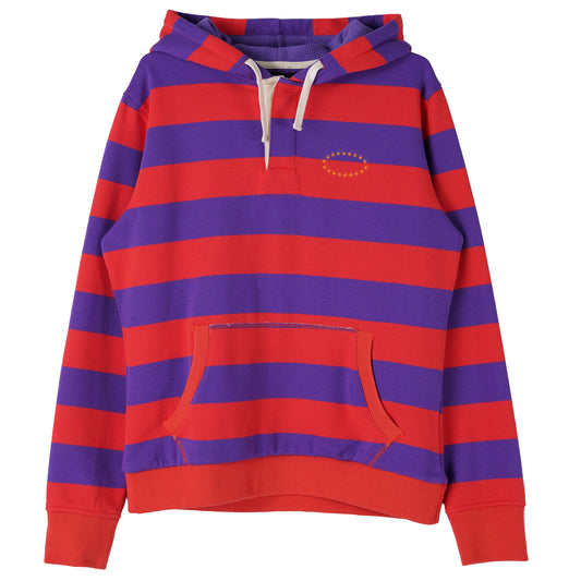 BORDER HOODIE / RED