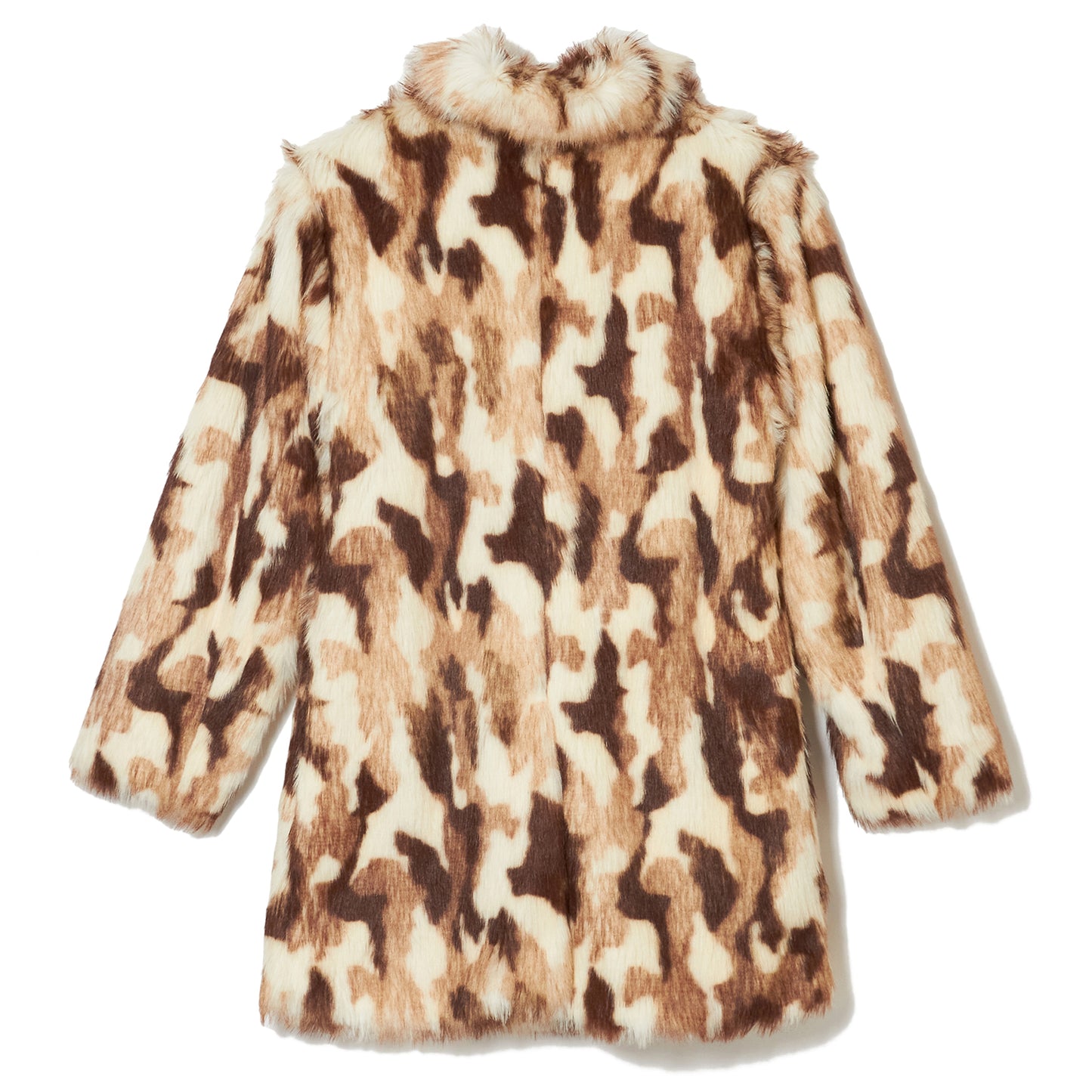 FAUXFUR COAT / CAMO