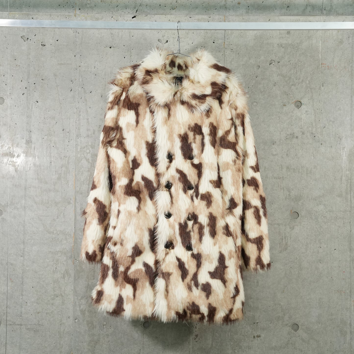 FAUXFUR COAT / CAMO