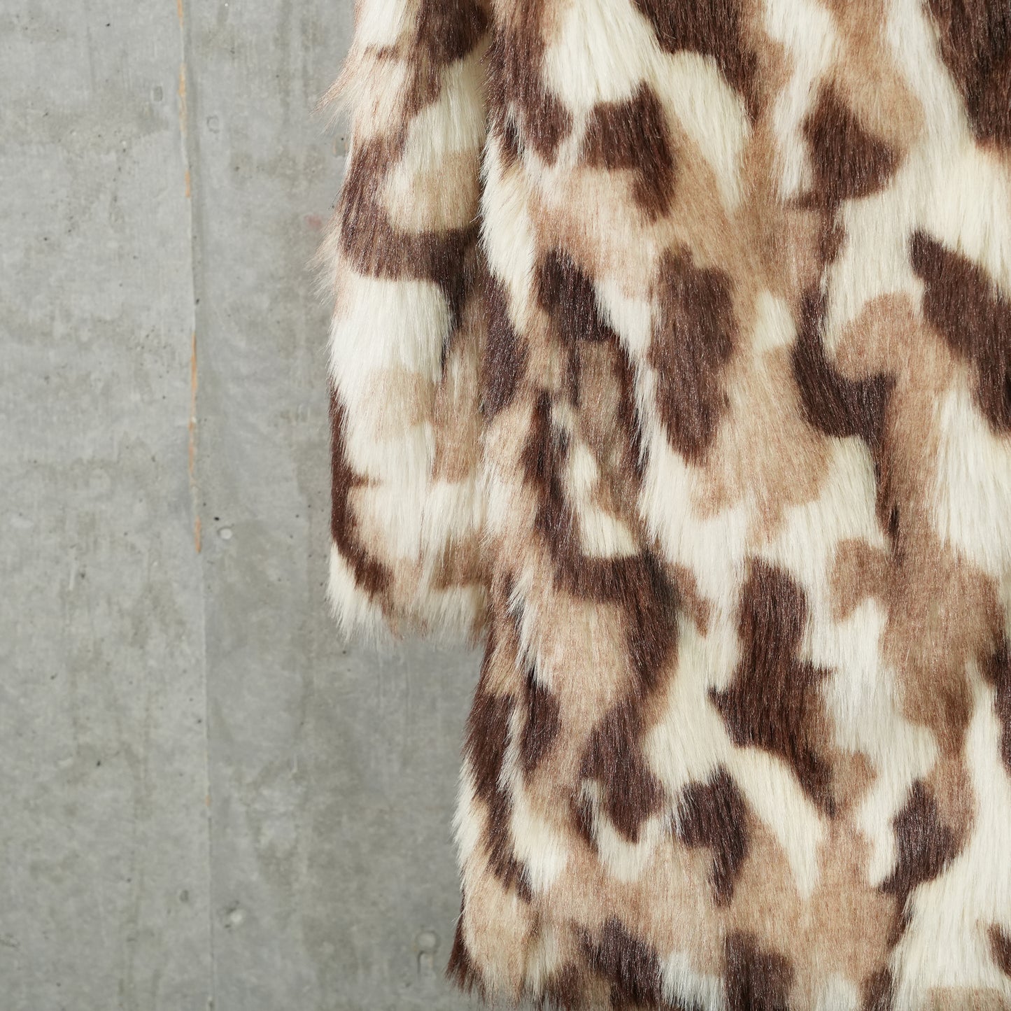 FAUXFUR COAT / CAMO