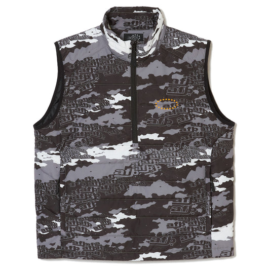 CAMO PULLOVER VEST / BLACK CAMO