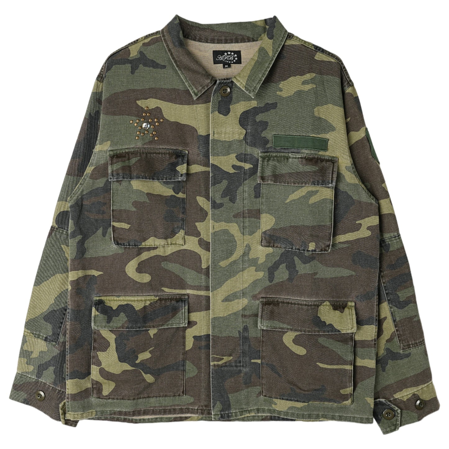 STUDDED MILITARY SHIRTS / CAMO