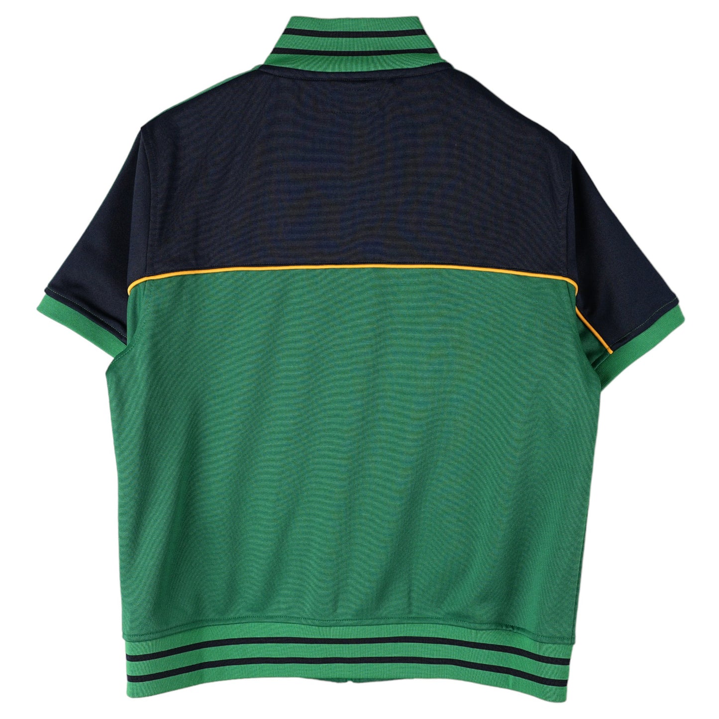 SS ZIP UP JERSEY / GREEN/NAVY