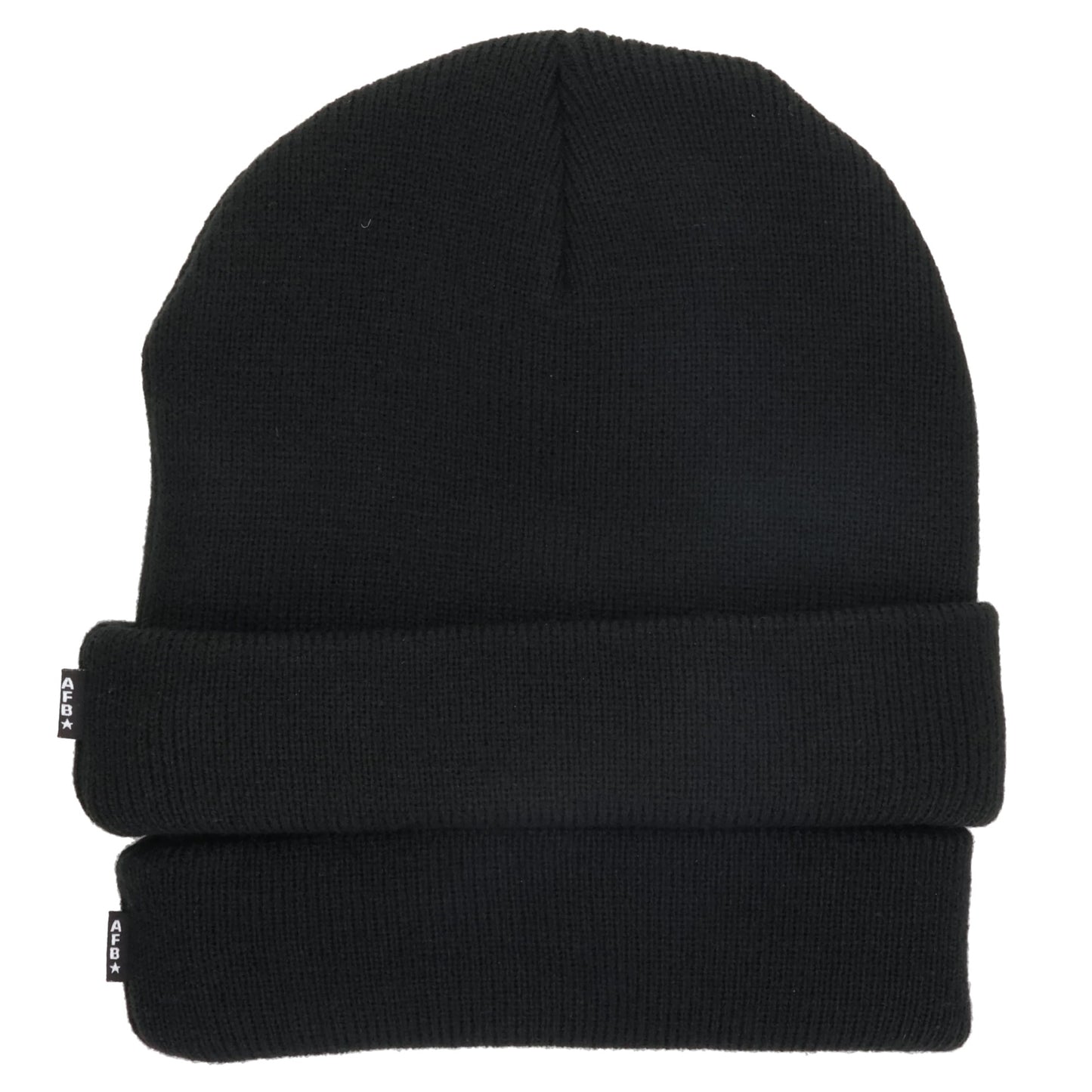 DOUBLE LAYERD BEANIE / BLACK
