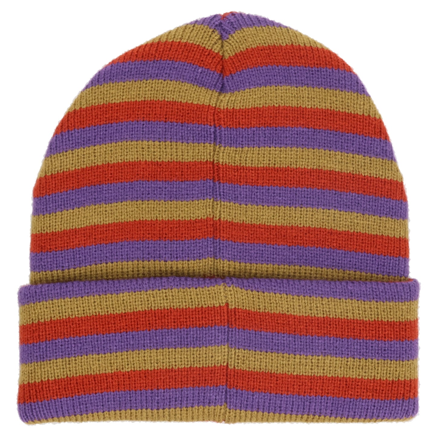 DOUBLE BEANIE / OLIVE/PURPLE